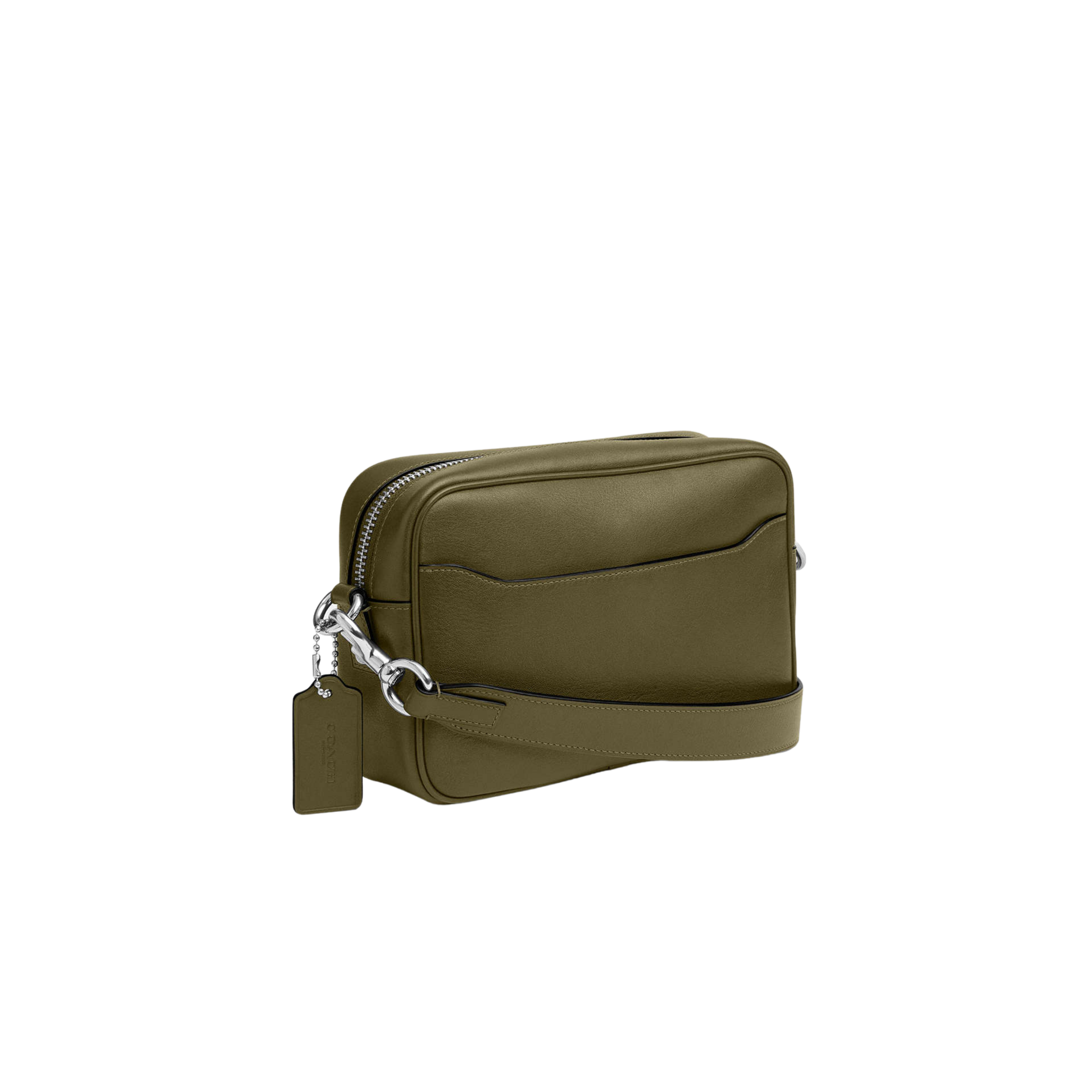 Coach Men Radio Camera Bag - Leather Olive