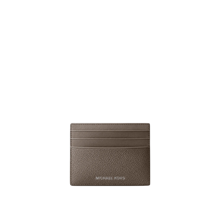 Michael Kors Men Cooper Pebbled Leather Card Case - Mushroom