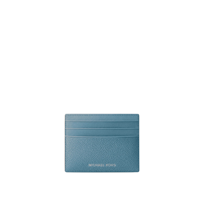 Michael Kors Men Cooper Pebbled Leather Card Case - Denim