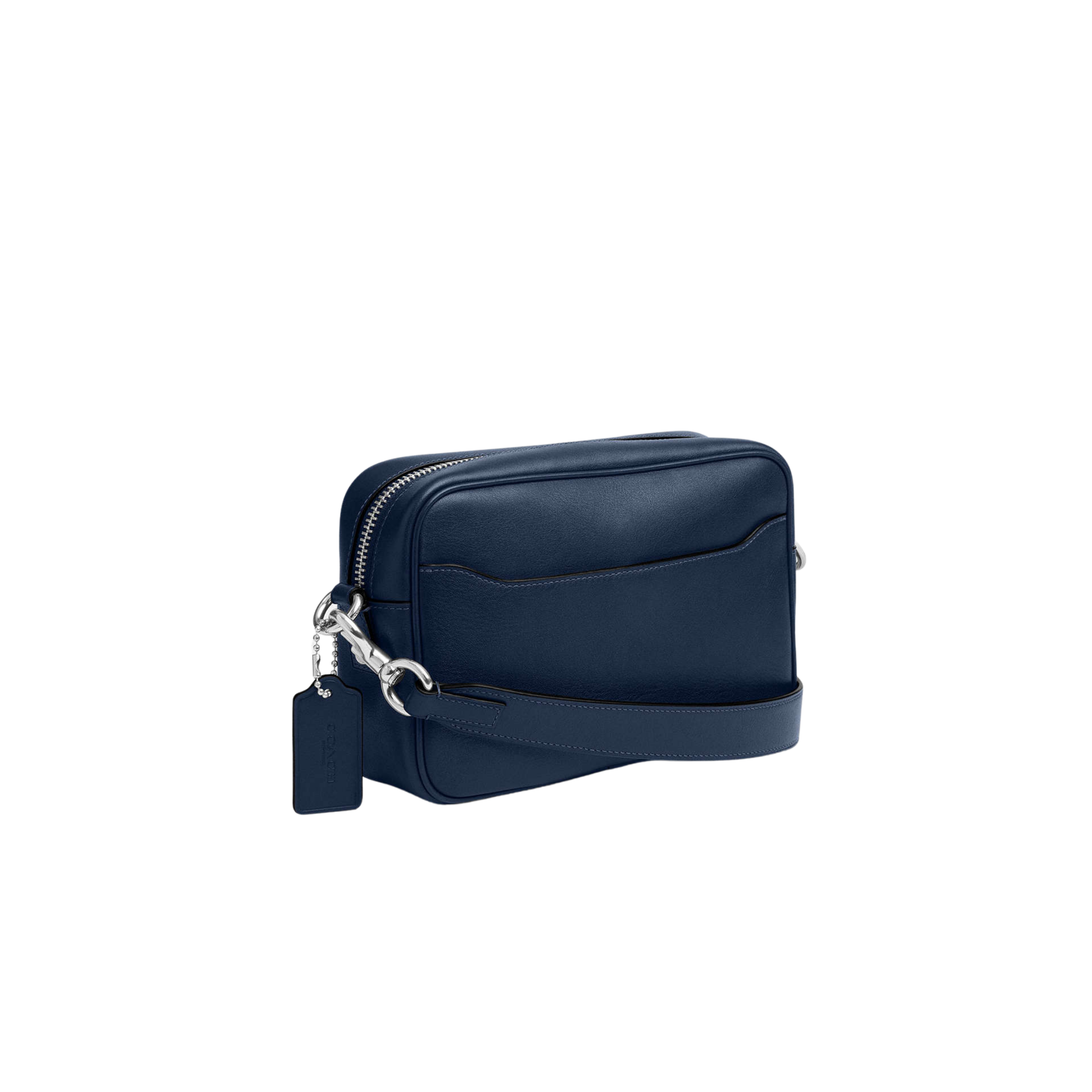 Coach Men Radio Camera Bag - Leather Navy
