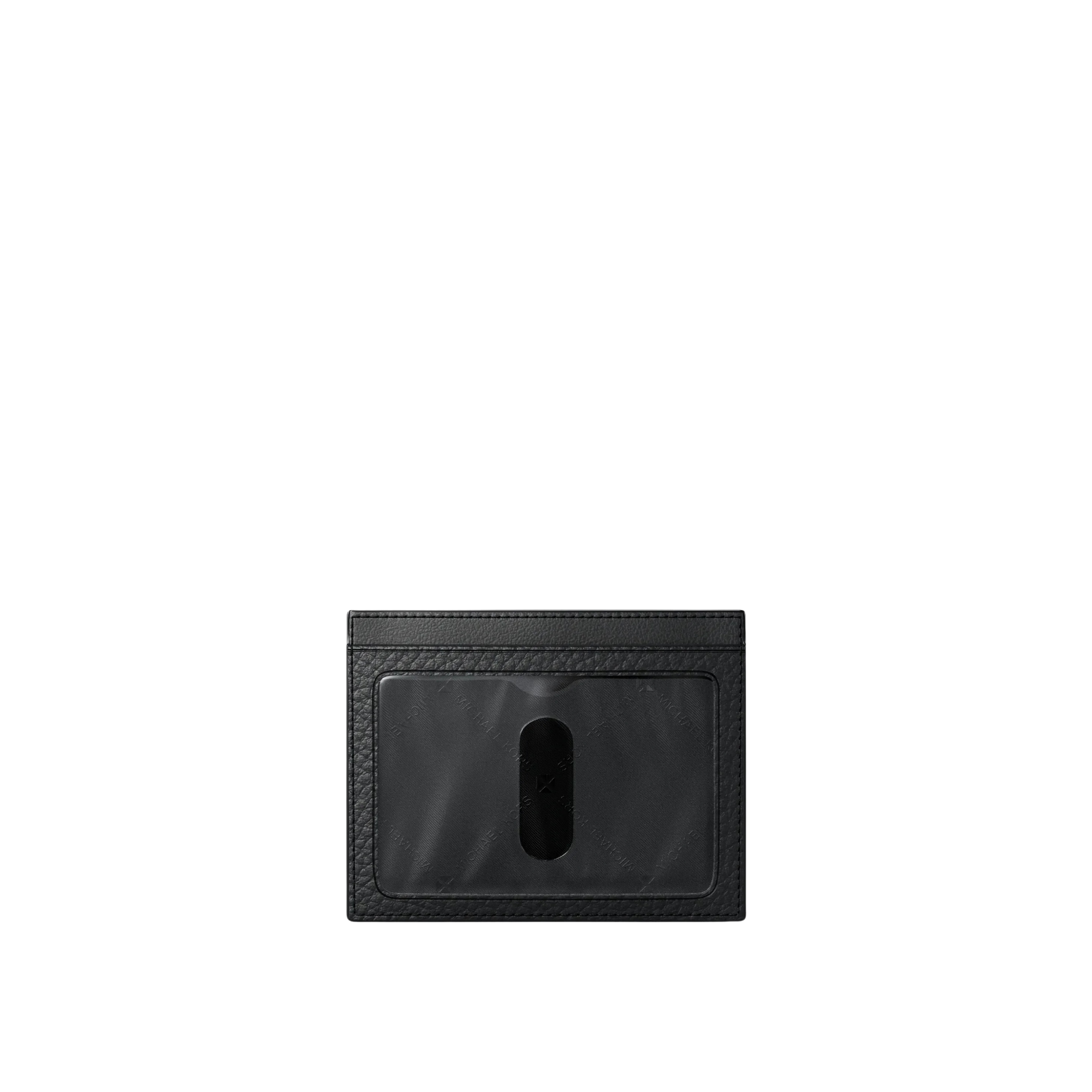 Michael Kors Men Cooper Pebbled Leather Card Case - Black