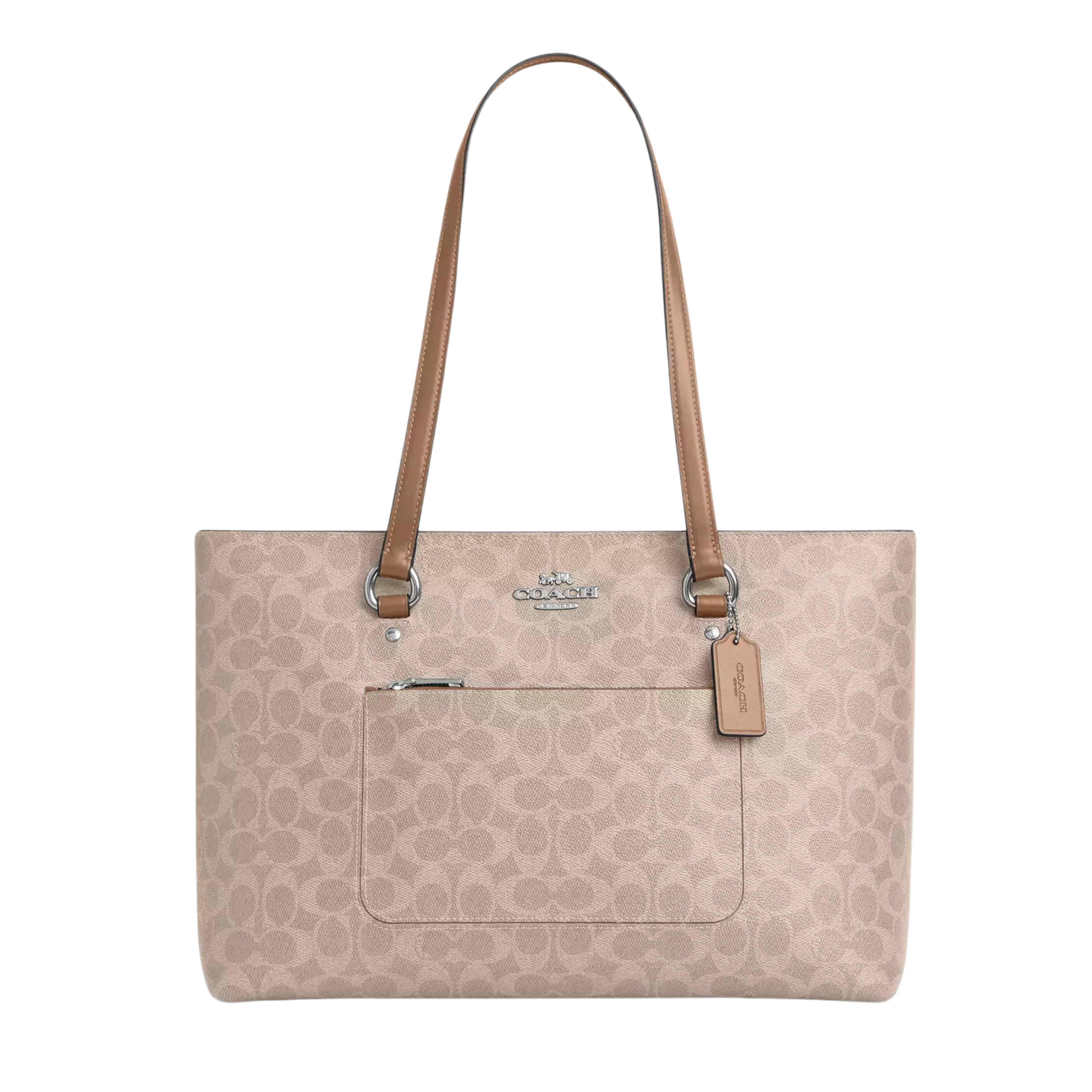 Coach Women Station Tote Bag - Silver