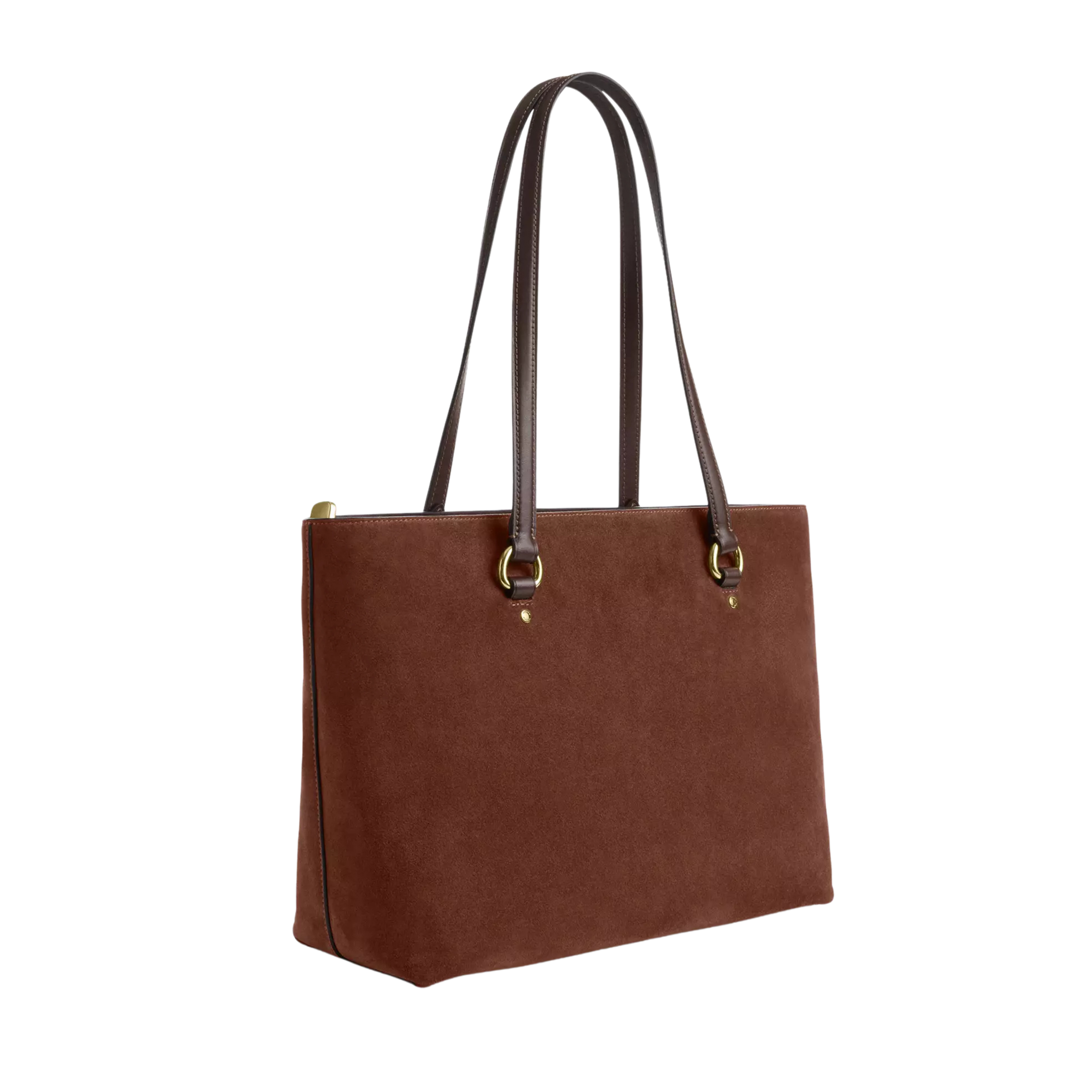 Coach Women Station Tote Bag - Suede Gold