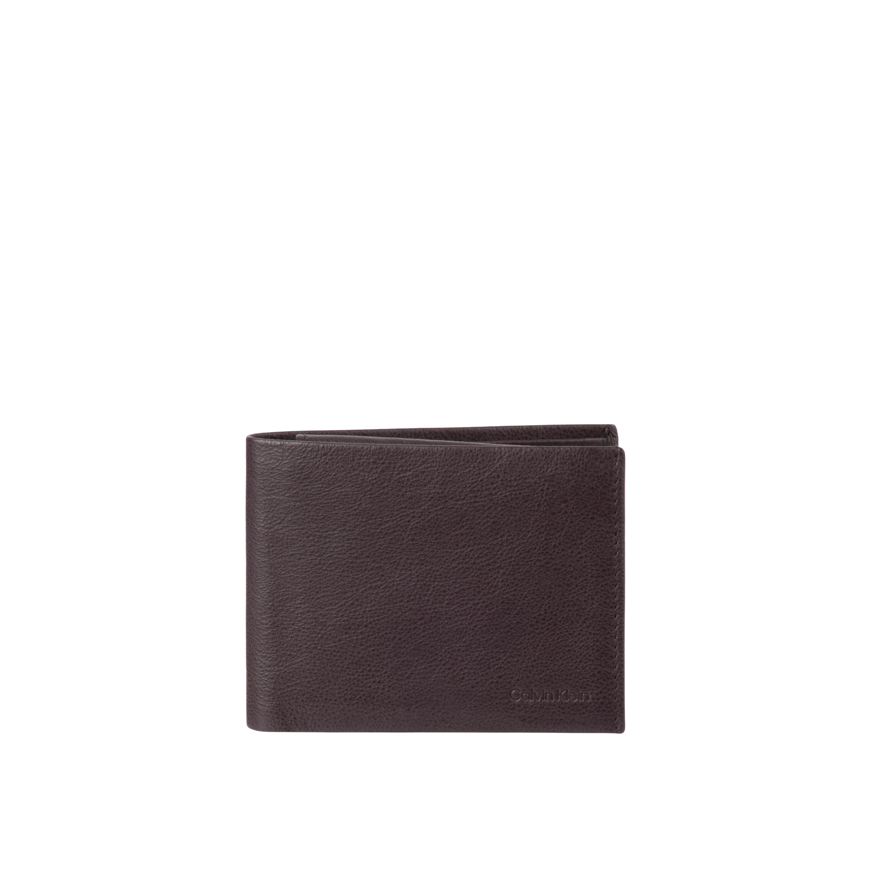 Calvin Klein Men RFID Leather Minimalist Bifold Wallet - Brown Classic