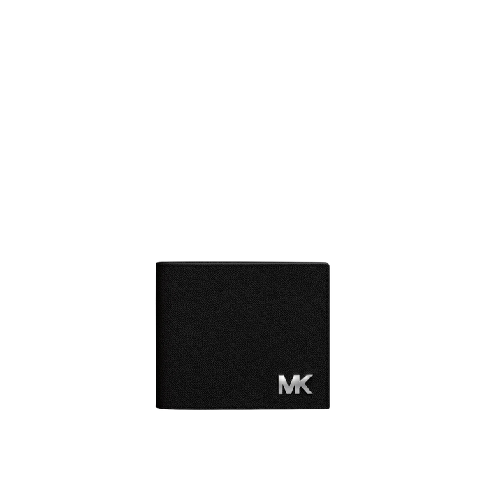 Michael Kors Men Cooper Saffiano Leather Billfold Wallet With Passcase - Black