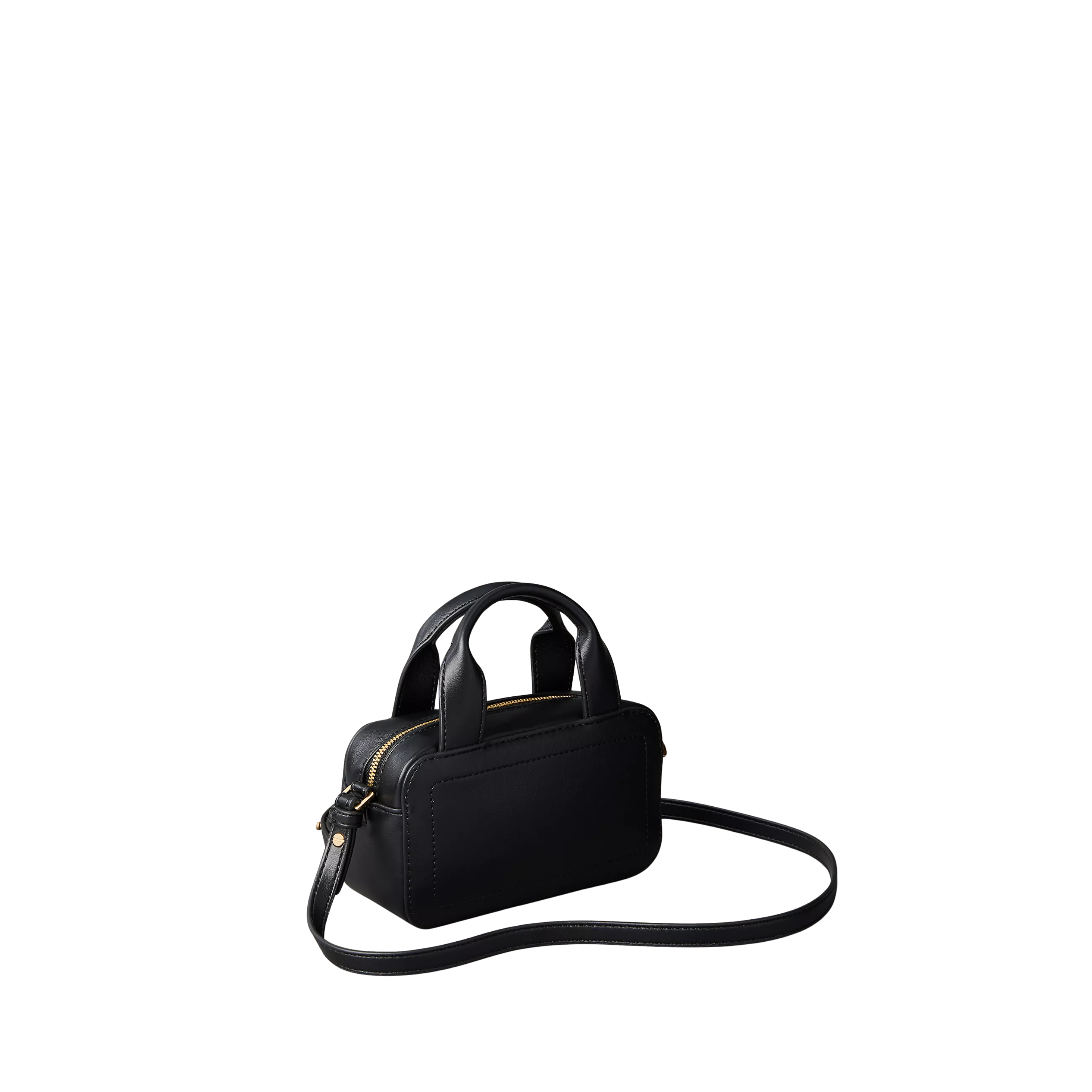 Calvin Klein Women Bold Monogram Bauletto Bag - Black
