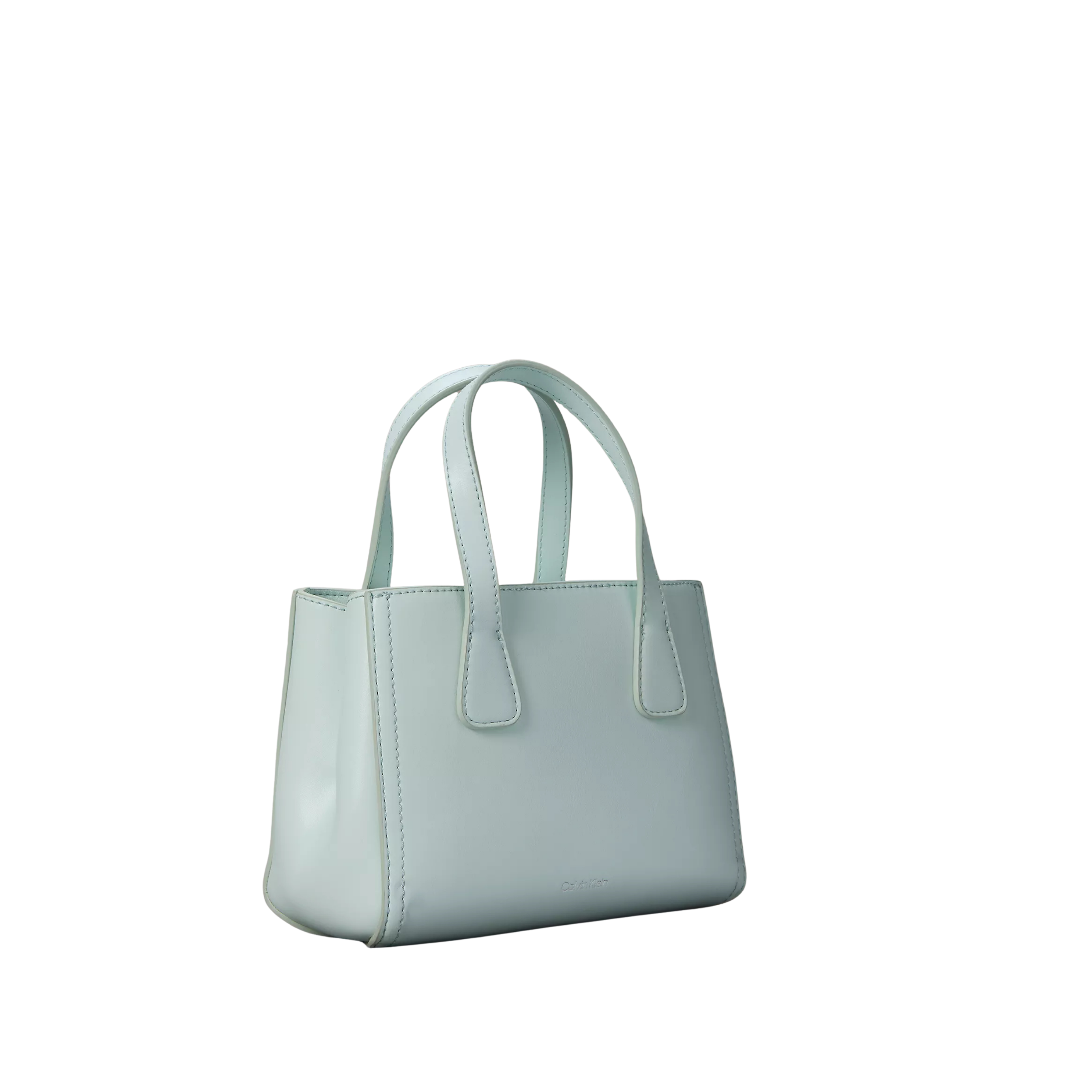 Calvin Klein Women Monogram Mini Tote Crossbody Bag - Whispering Blue