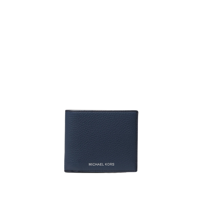 Michael Kors Men Cooper Pebbled Leather Billfold Wallet - Navy