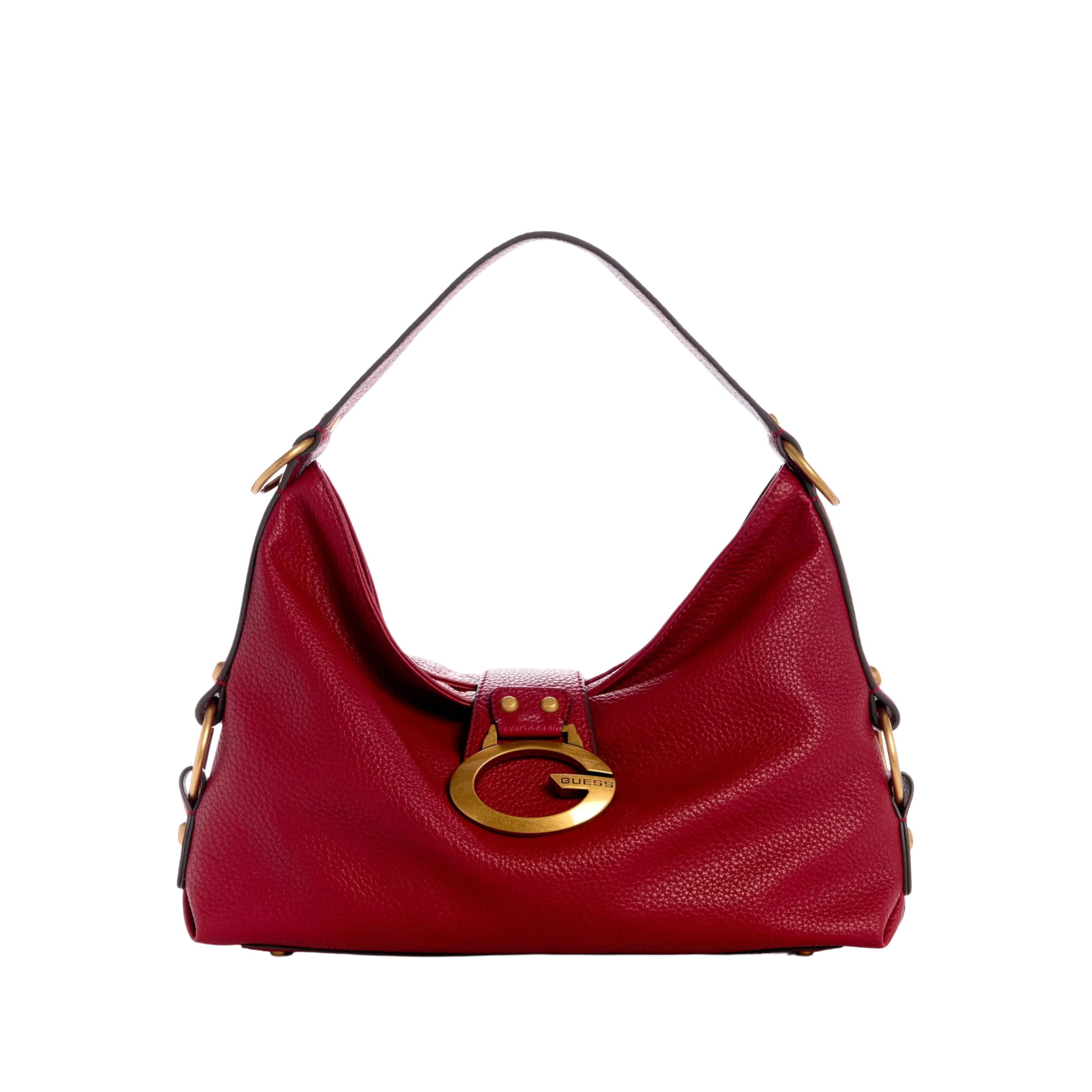 Guess Women Camden Medium Shoulder Bag - Red