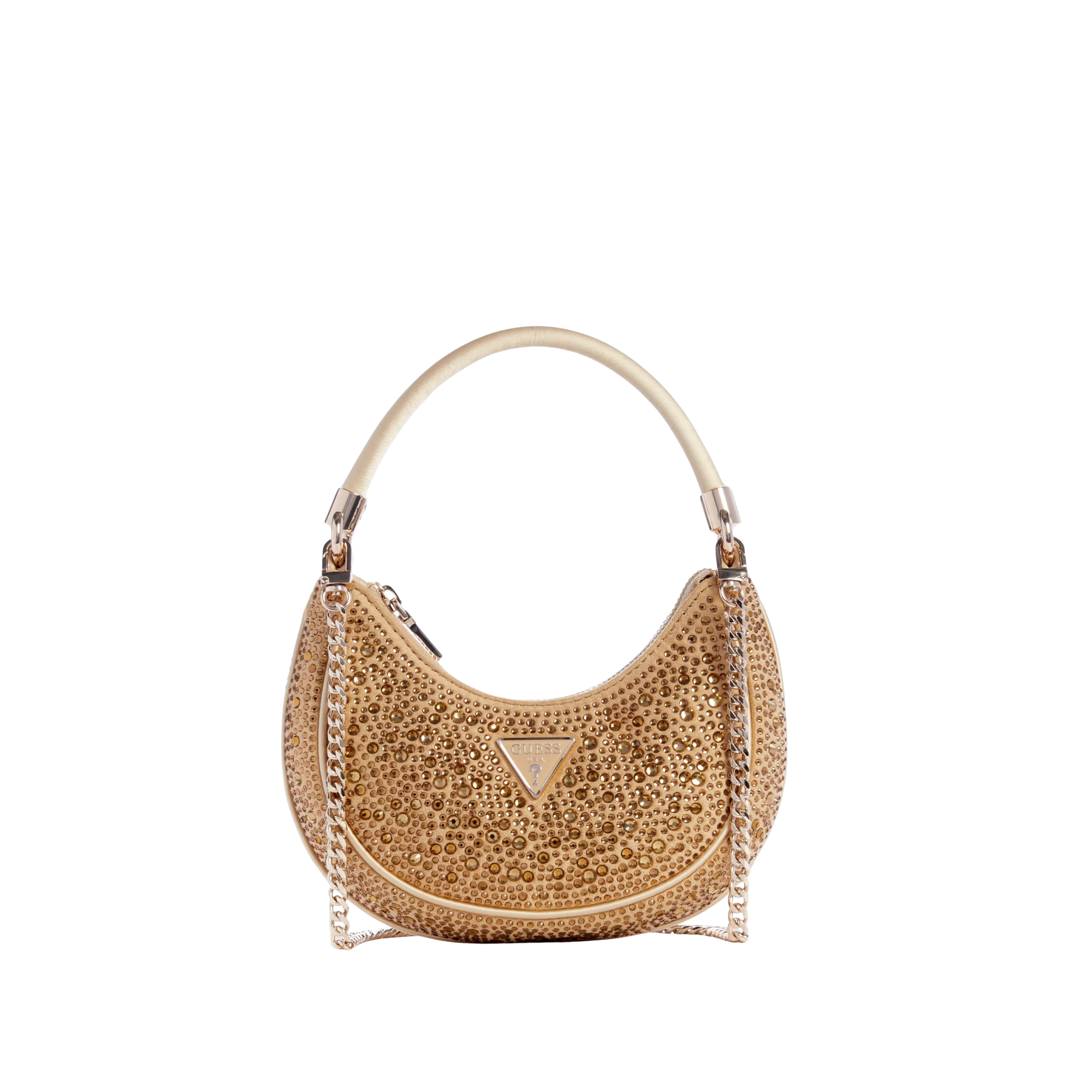 Guess Women Zalina Small Hobo Bag - Gold