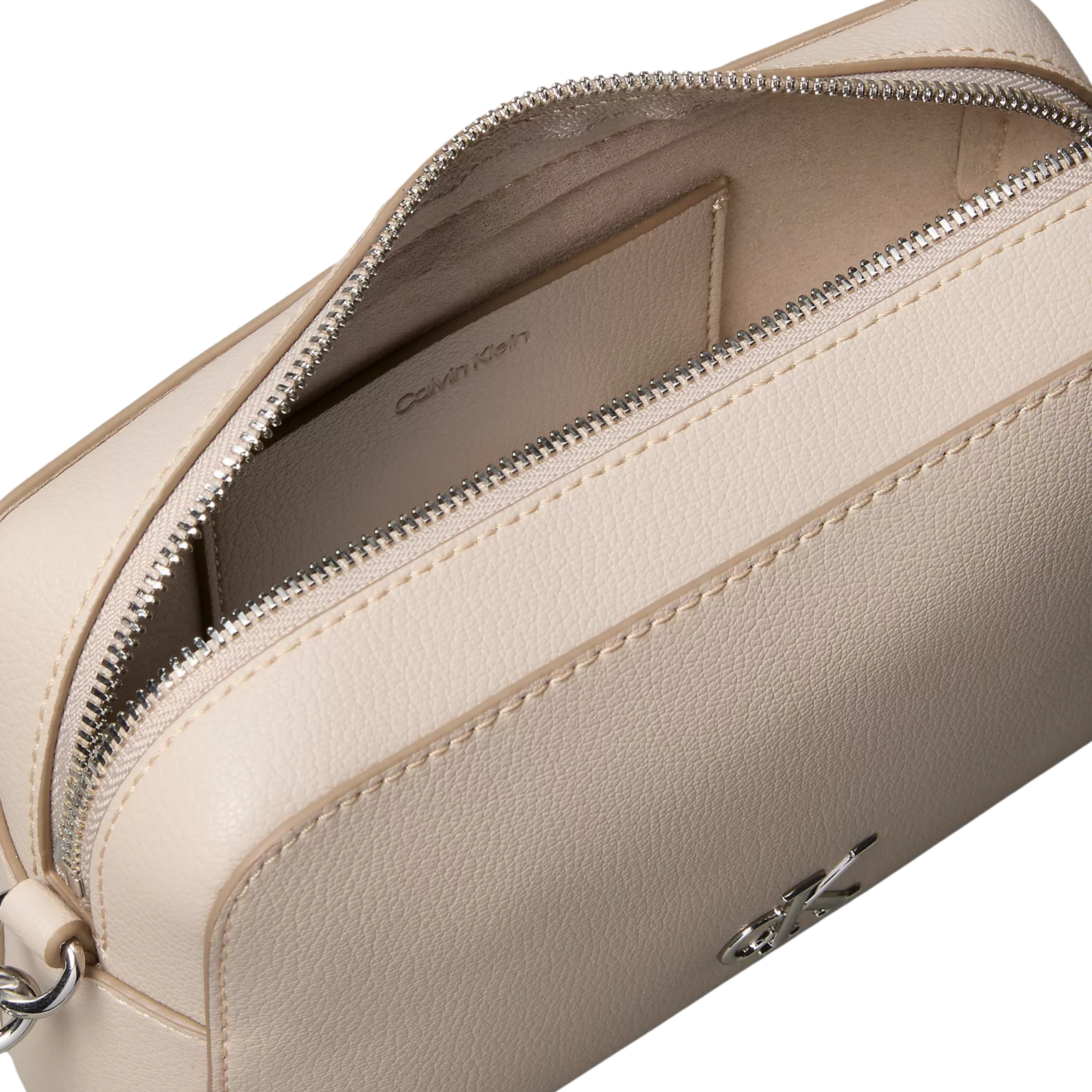 Calvin Klein Women Minimal Monogram Phone Crossbody - Chateau Gray