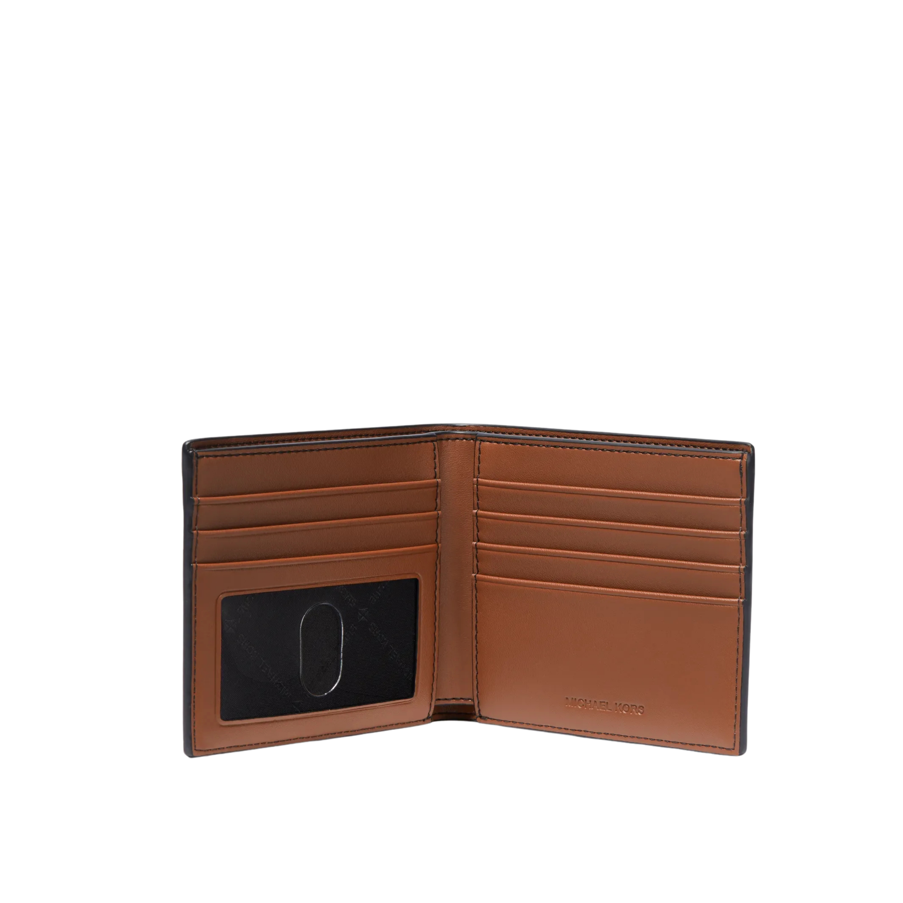 Michael Kors Men Cooper Pebbled Leather Billfold Wallet - Luggage