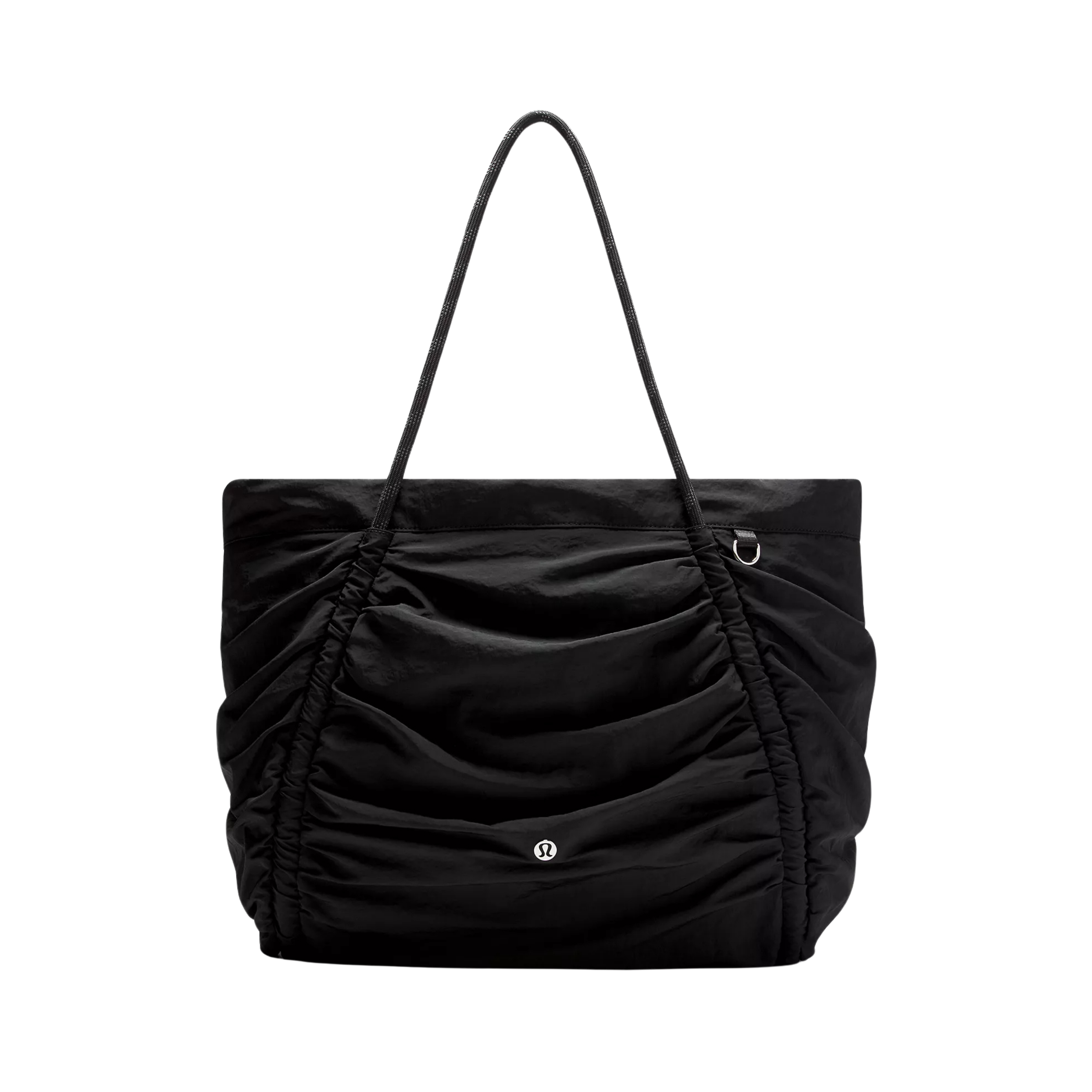 Lululemon Ruched Tote Bag 24L - Black Silver