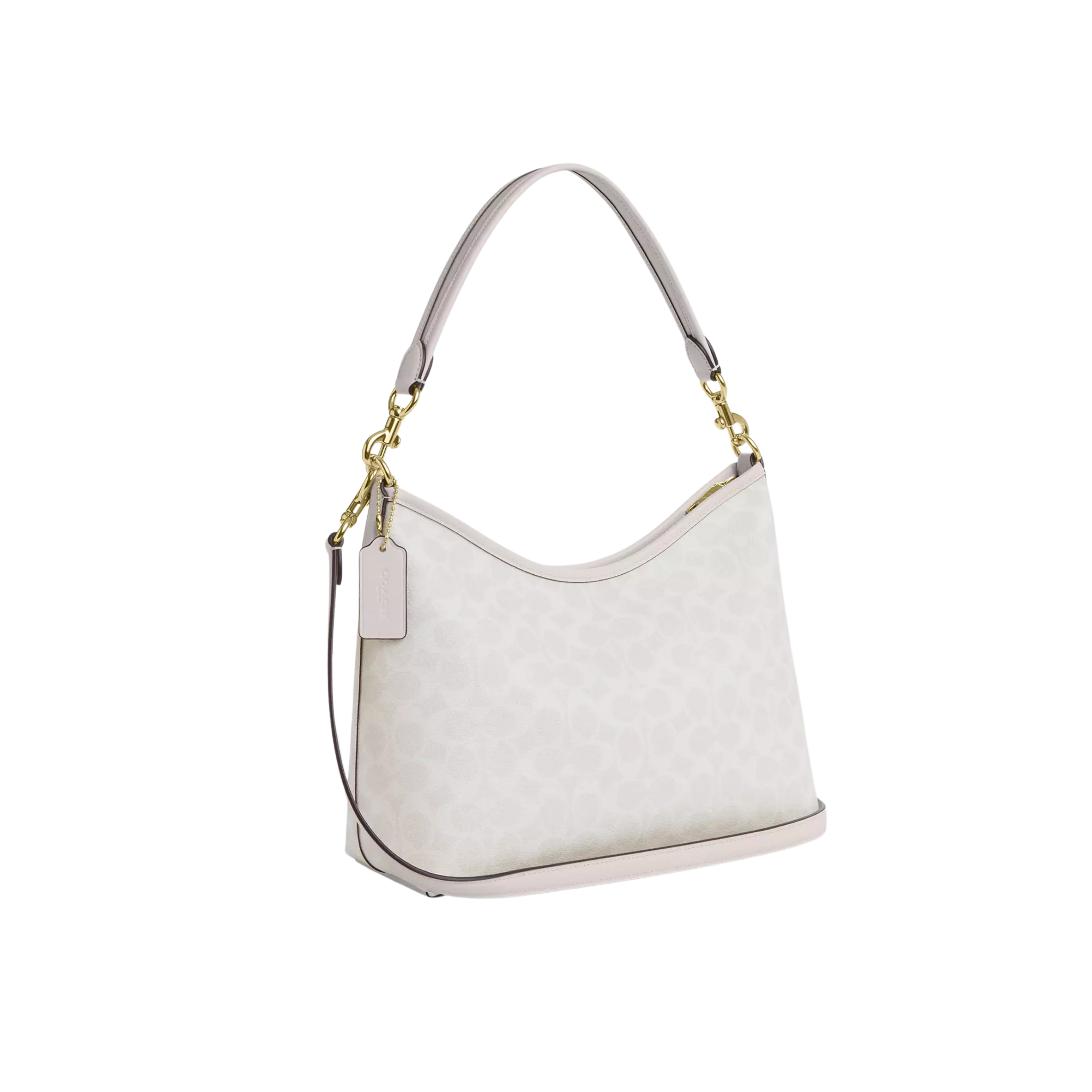 Coach Laurel Shoulder Bag - Gold White