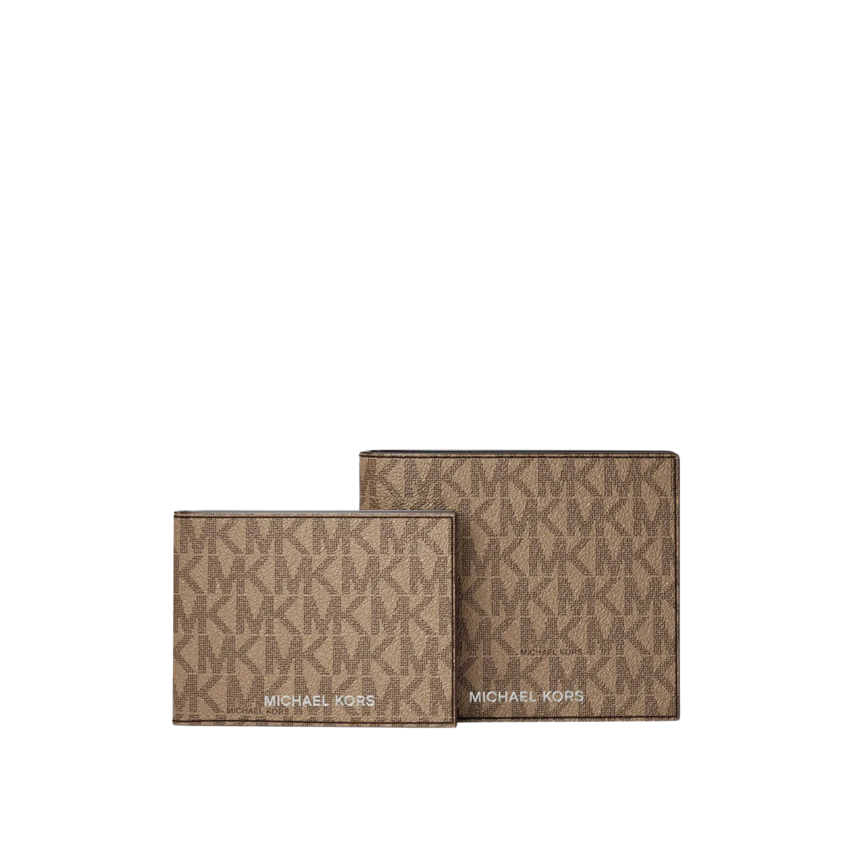 Michael Kors Men Cooper Logo Billfold Wallet With Passcase - Camel