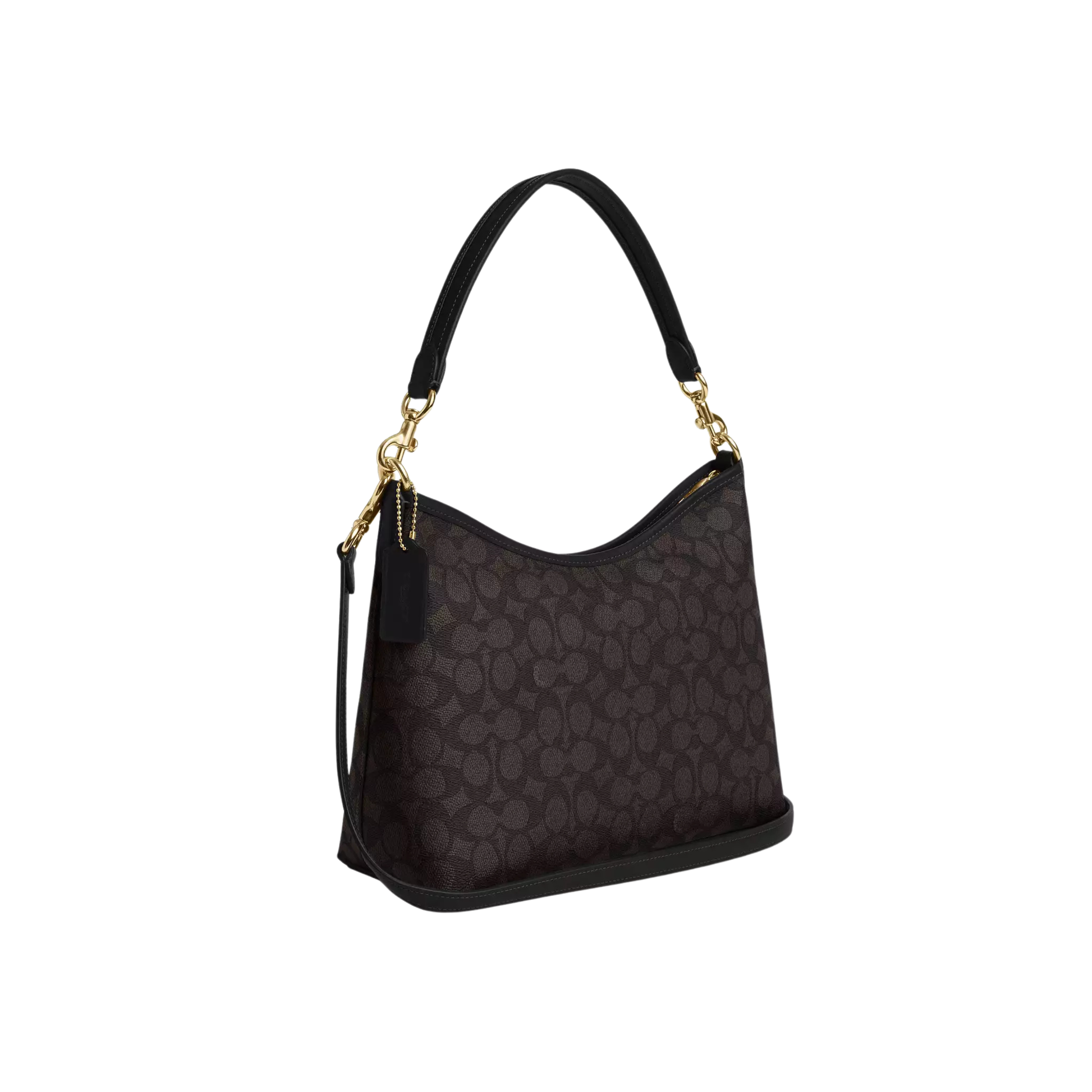Coach Laurel Shoulder Bag - Walnut Black