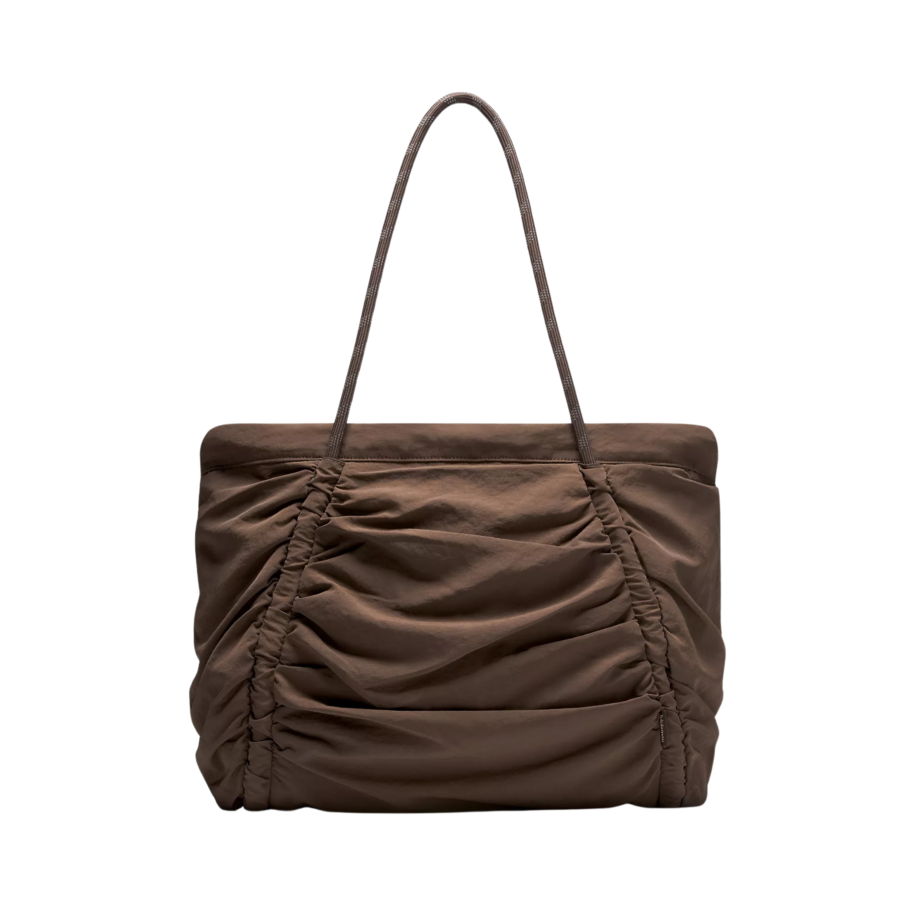 Lululemon Ruched Tote Bag 24L - Walnut Crunch Gold