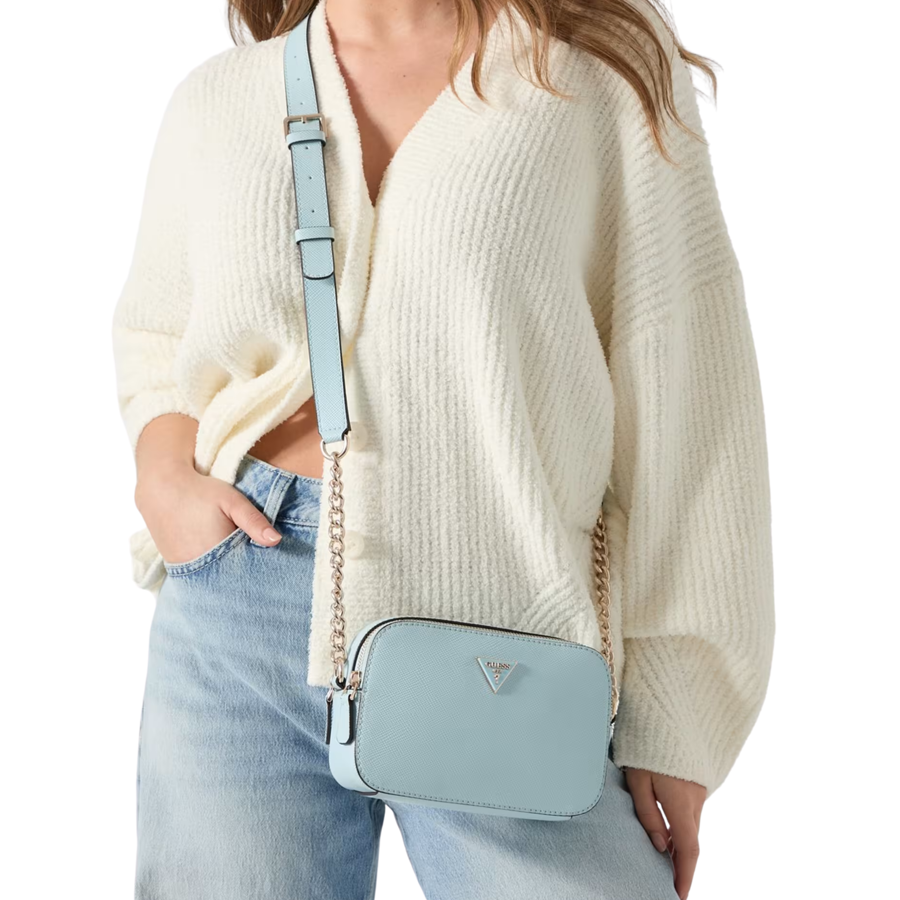 Guess Women Noelle Crossbody bag - Aqua
