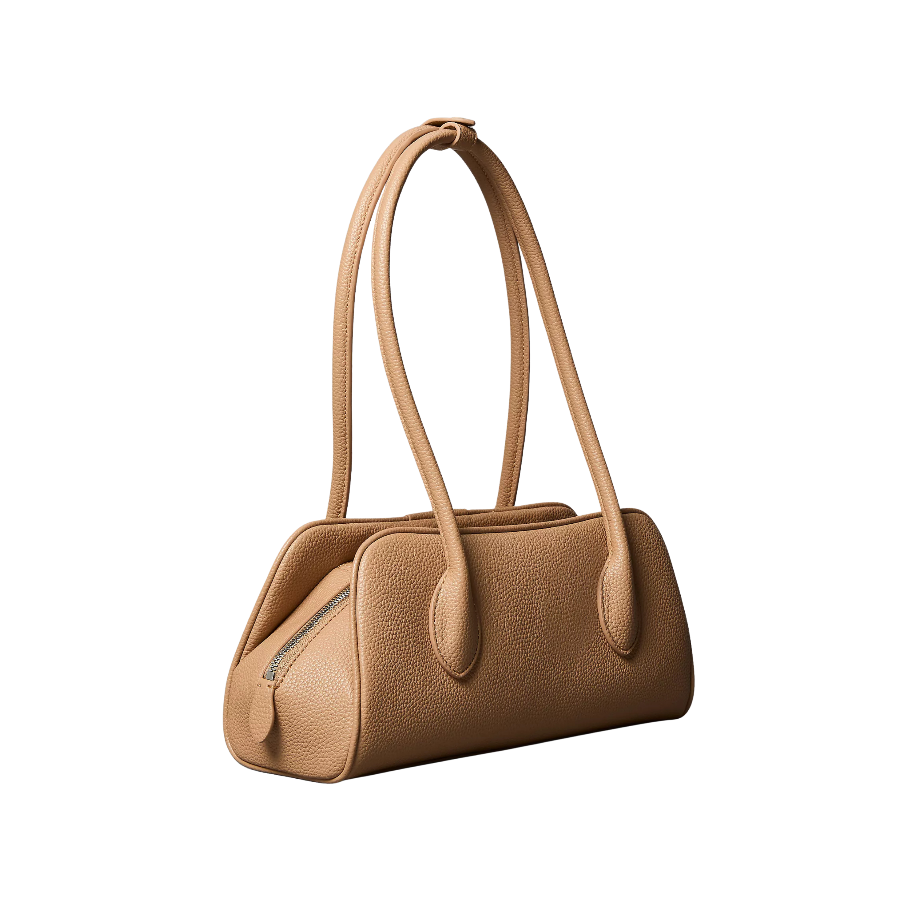 Calvin Klein Women Emblem Logo Shoulder Bag - Tannin