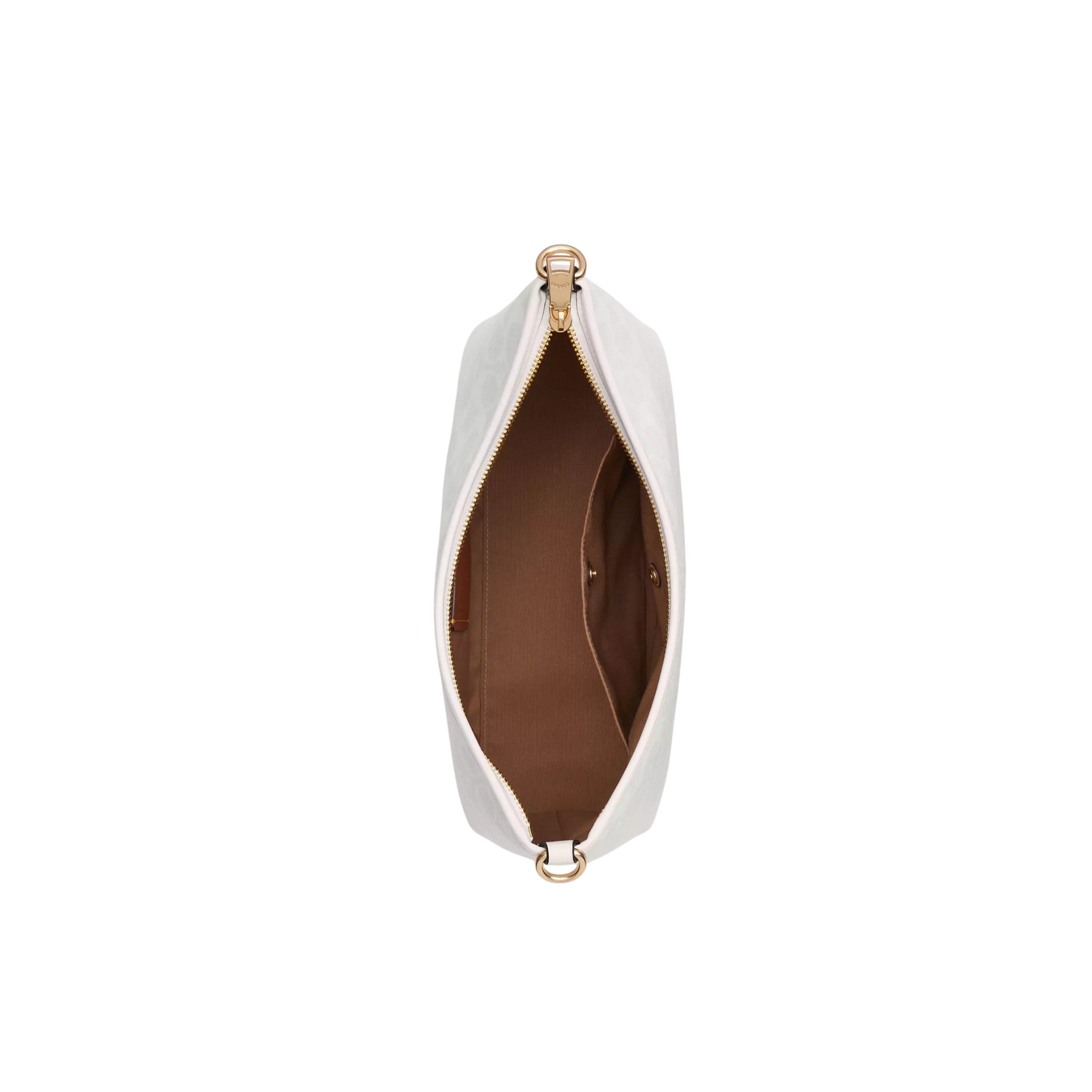 Coach Laurel Shoulder Bag - Gold White
