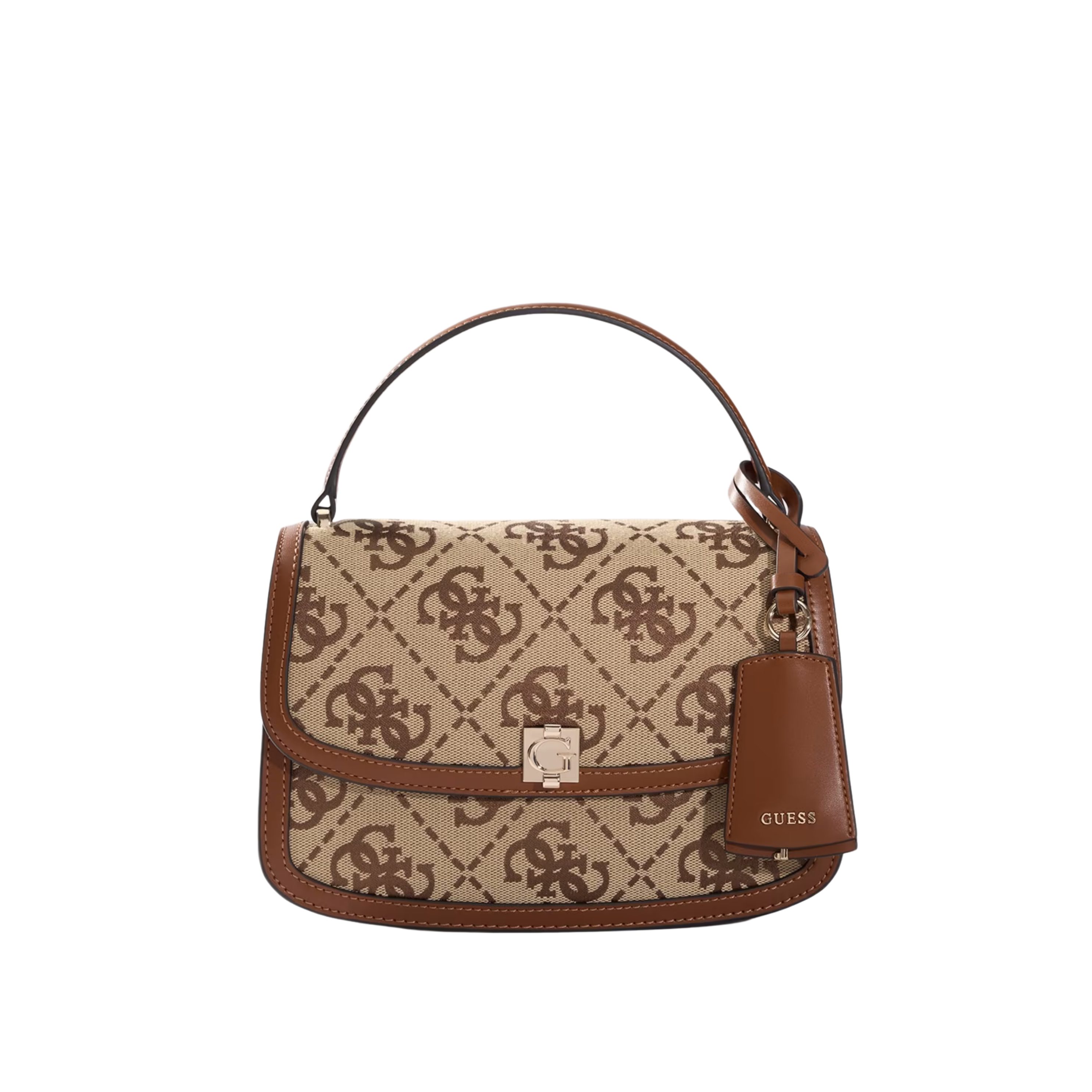 Guess Women Audrey Logo Bag - Latte Logo