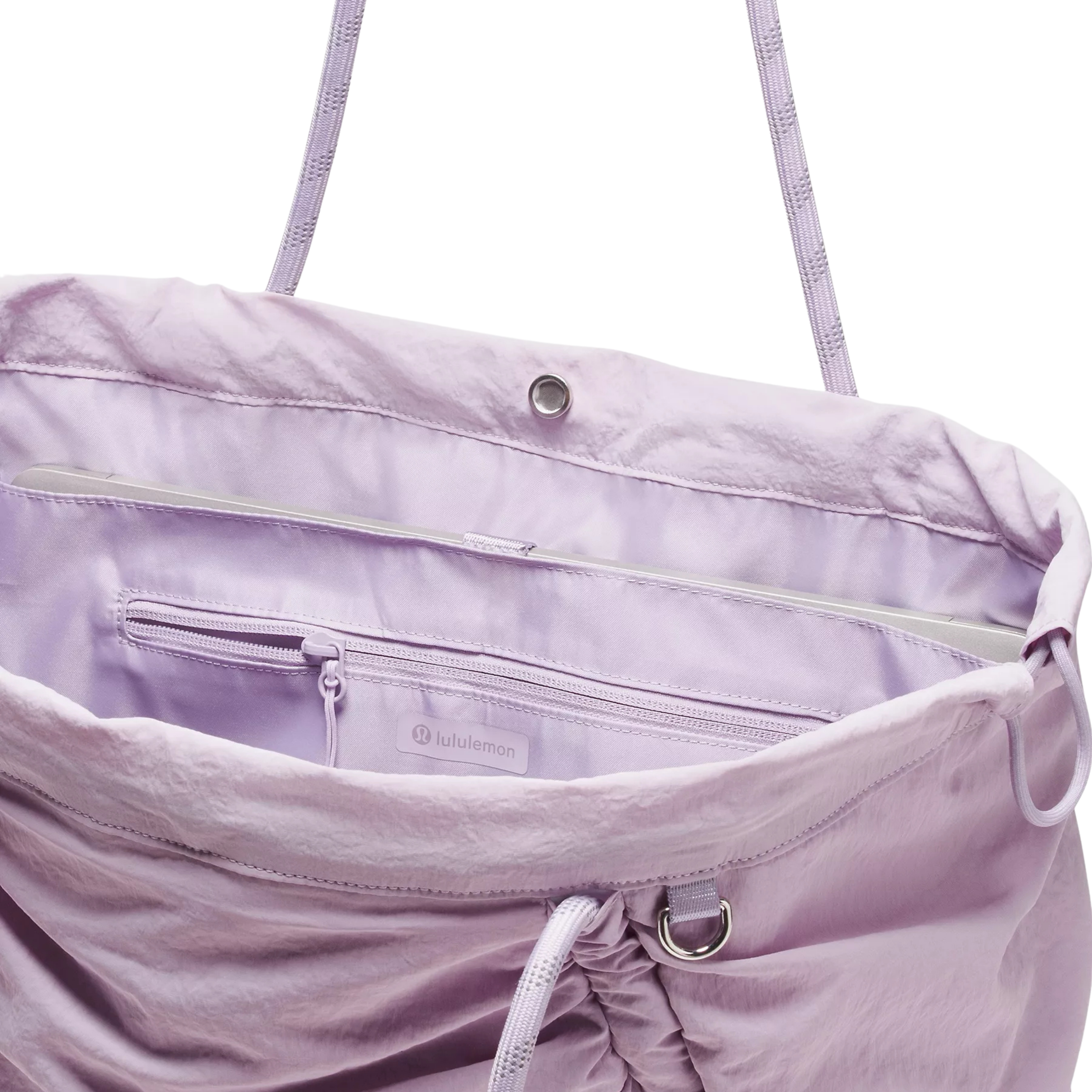 Lululemon Ruched Tote Bag 24L - Lilac Play Silver
