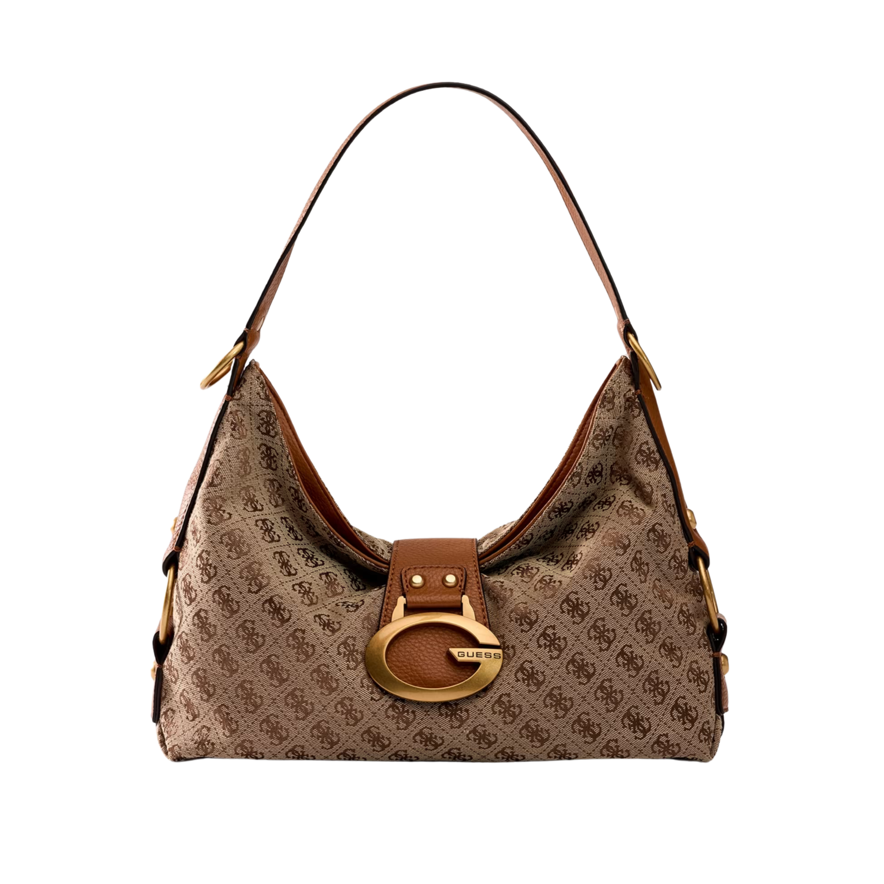 Guess Women Camden Medium Shoulder Bag JJ930818 - Brown Multi