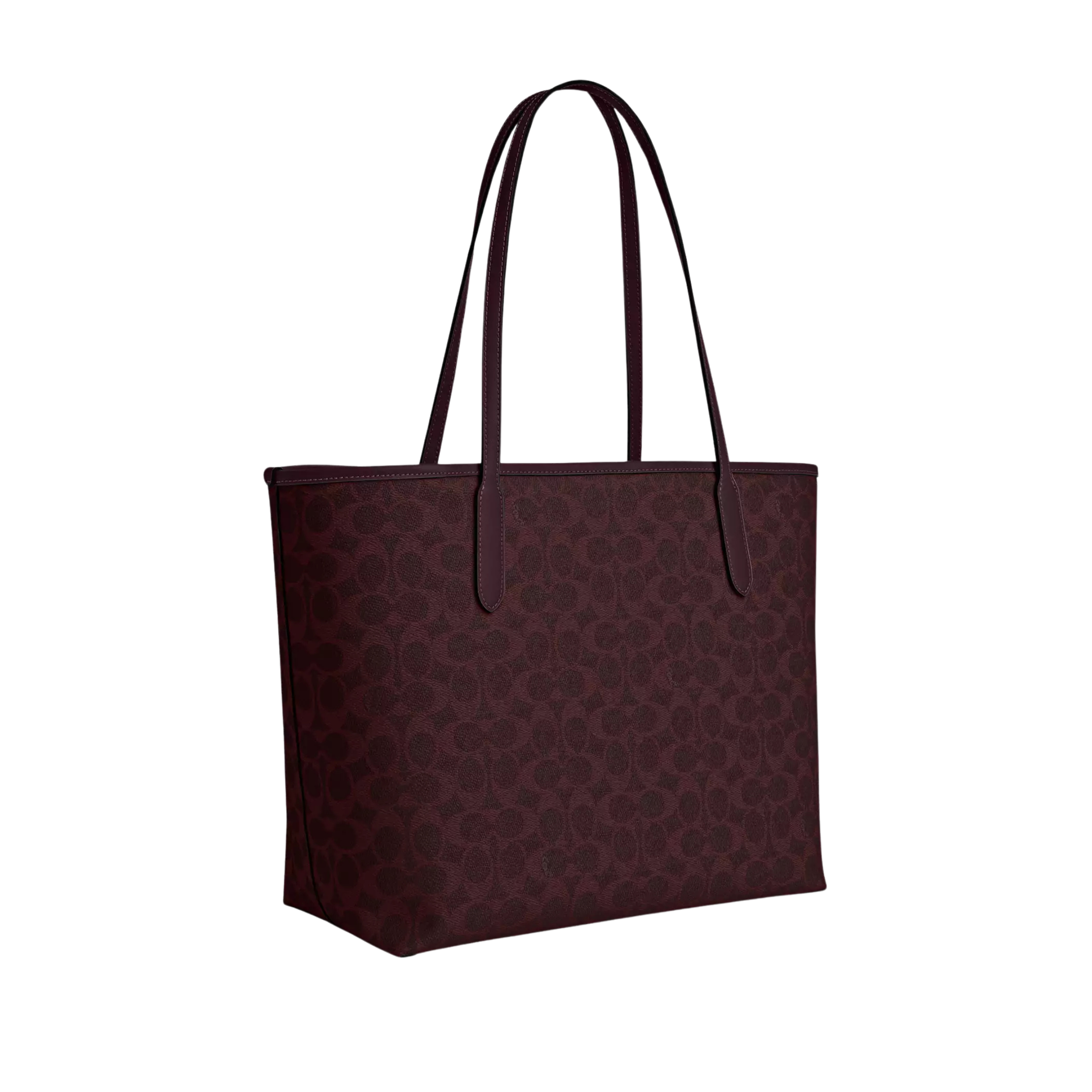Coach City Tote Bag - Black Currant