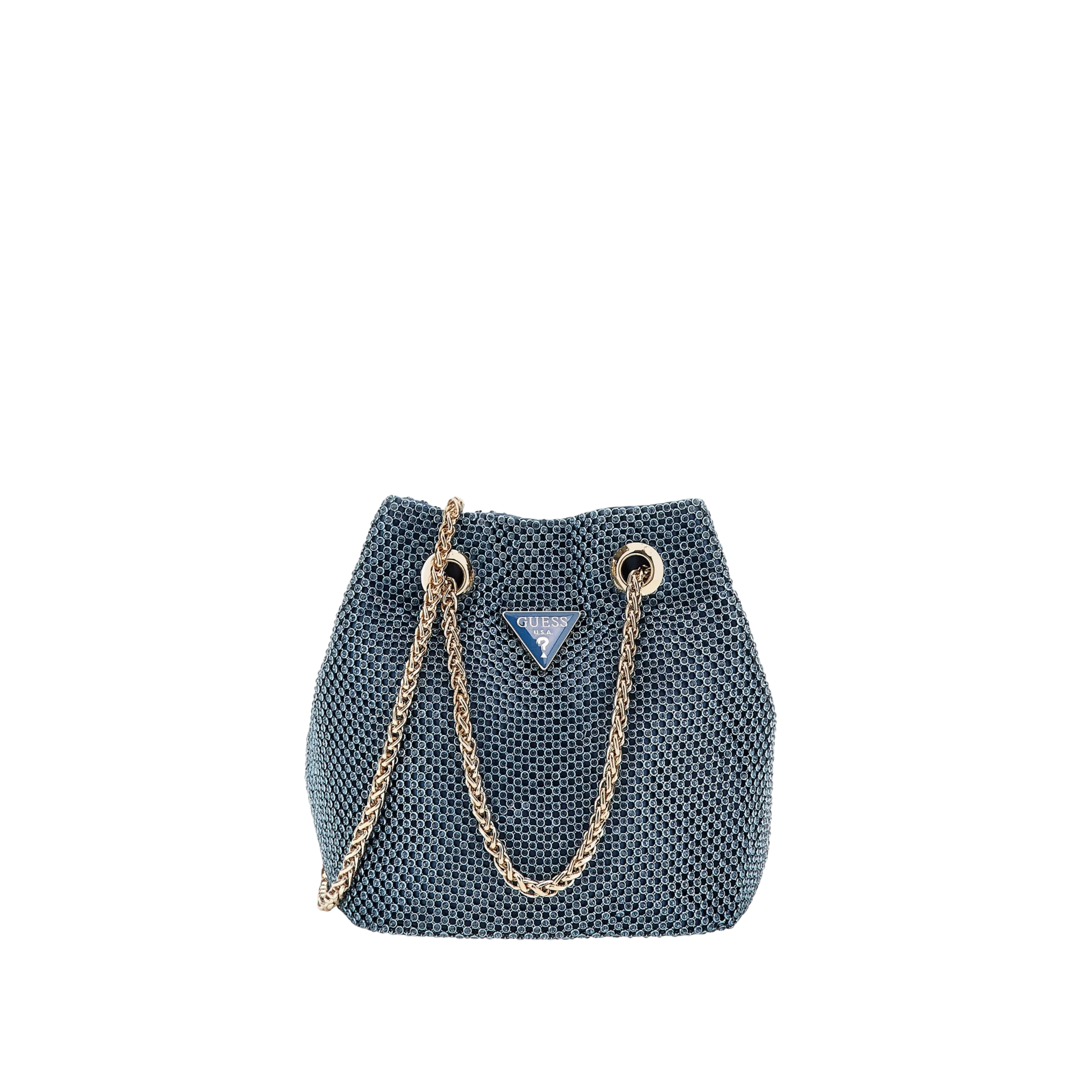 Guess Women Zalina Mesh Pouch - Slate