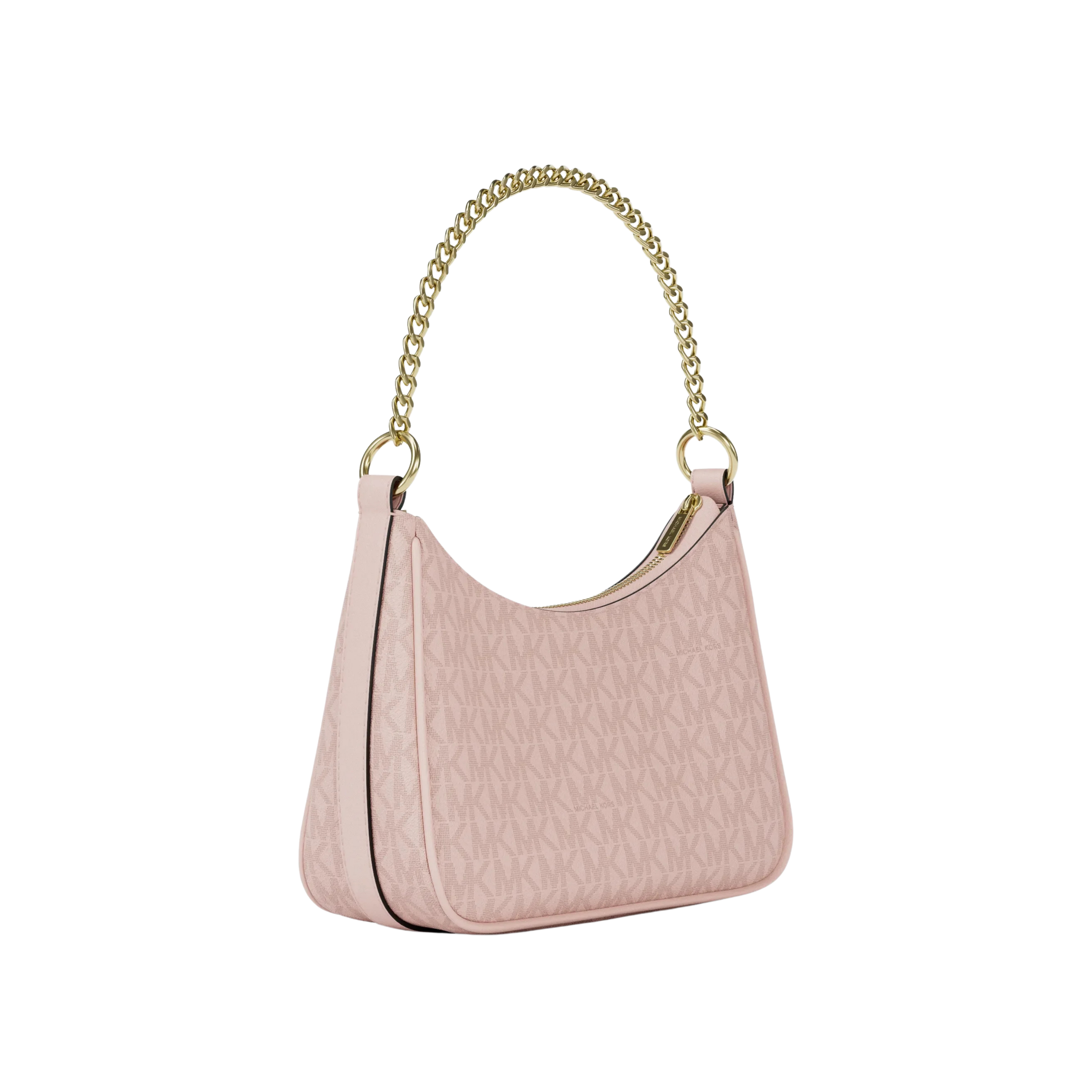 Michael Kors Women Jet Set Small Signature Logo Convertible Crossbody Bag - Powder Blush