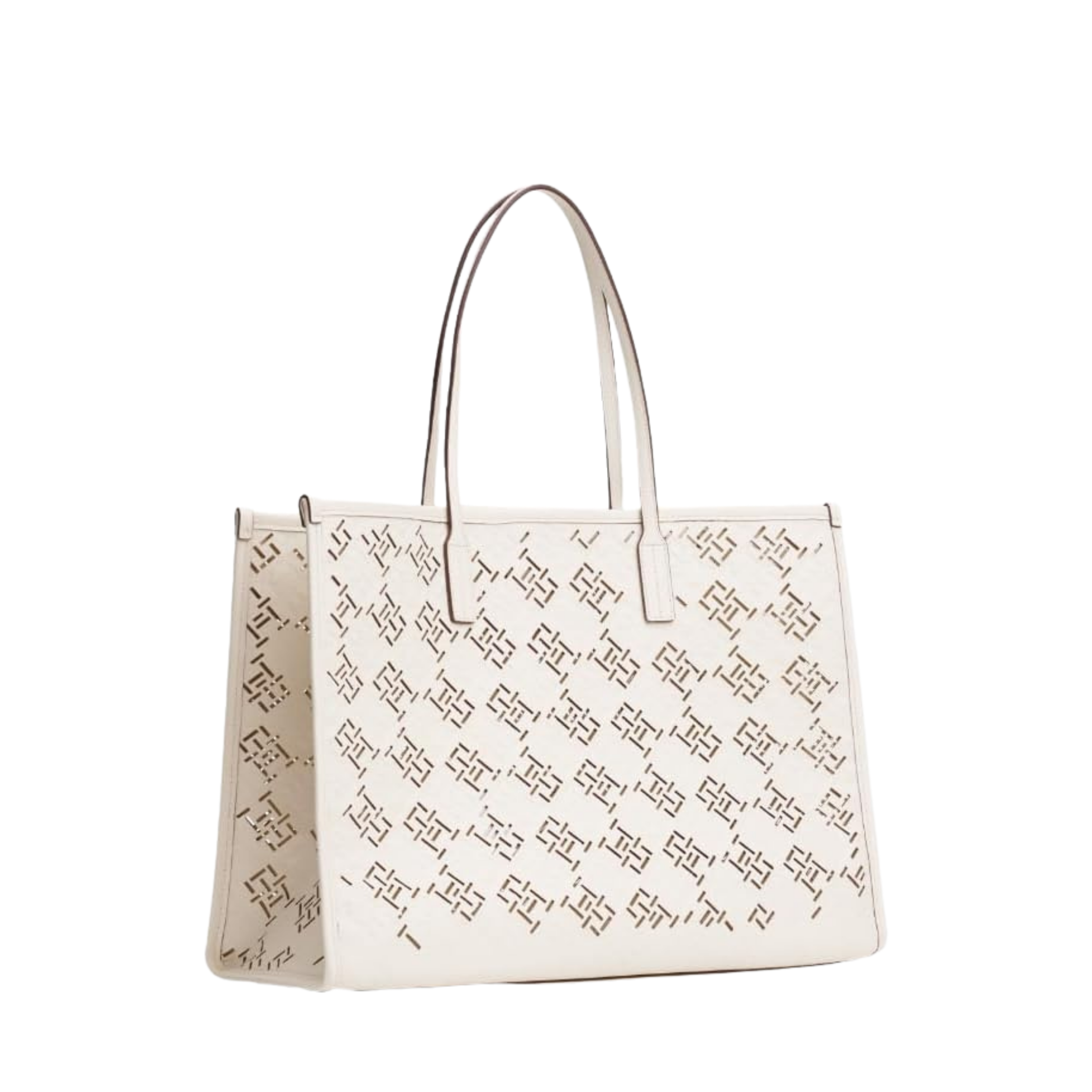 Tommy Hilfiger Women Monogram City Tote - Ivory Petal