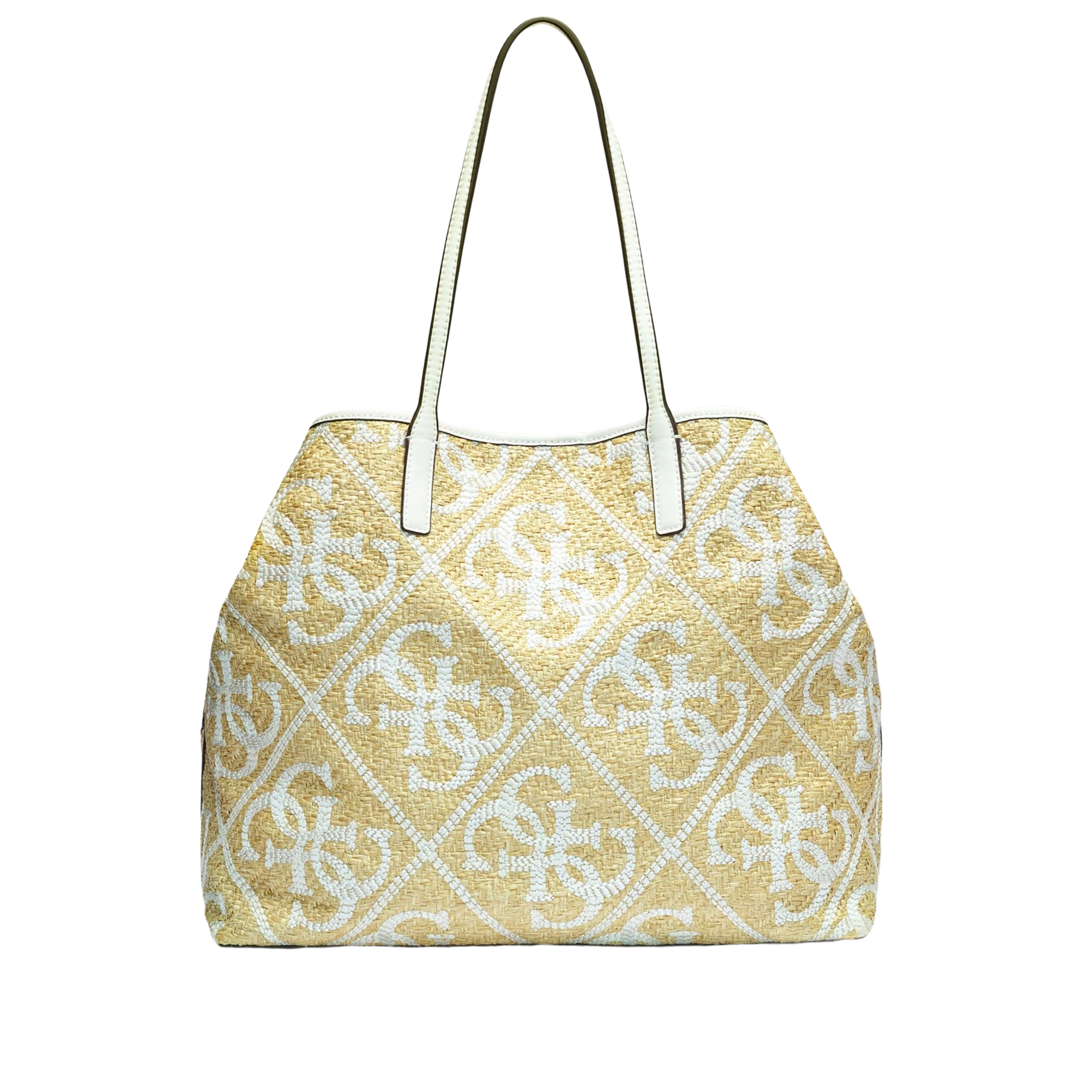 Guess Women Kirsten Tote Bag - Natural Off white
