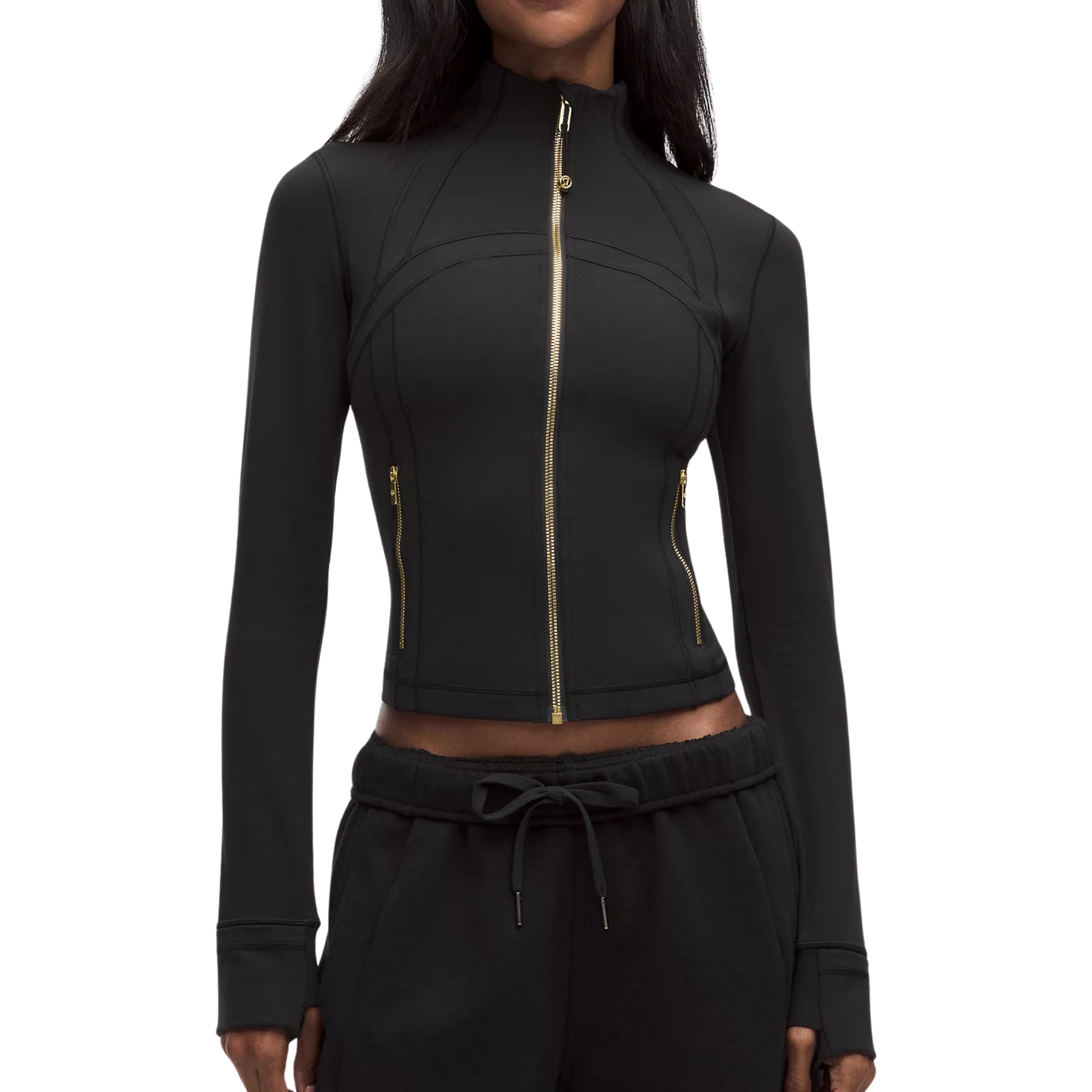 Lululemon Define Cropped Jacket - Black Gold