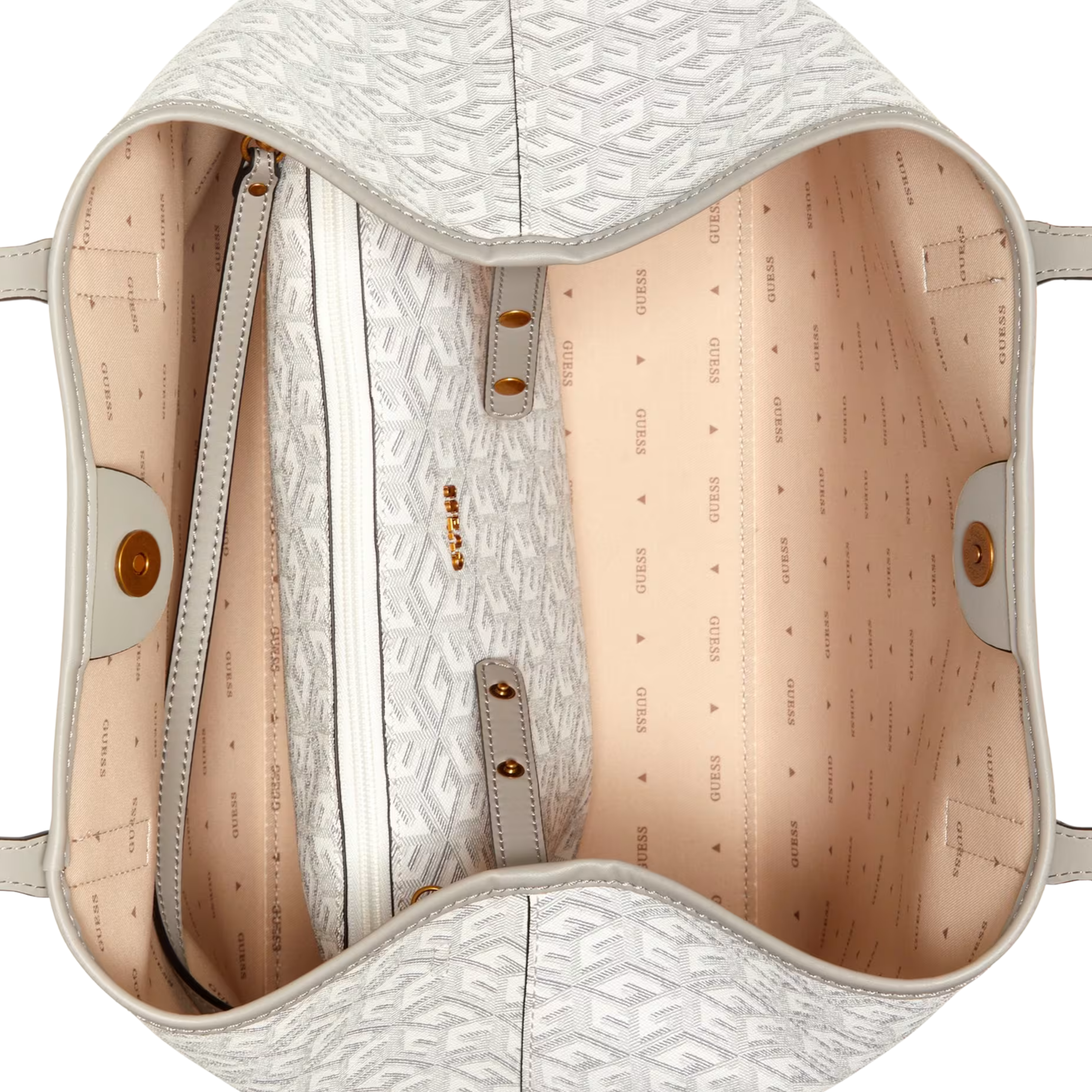 Guess Women Vikky Large Tote - Steel