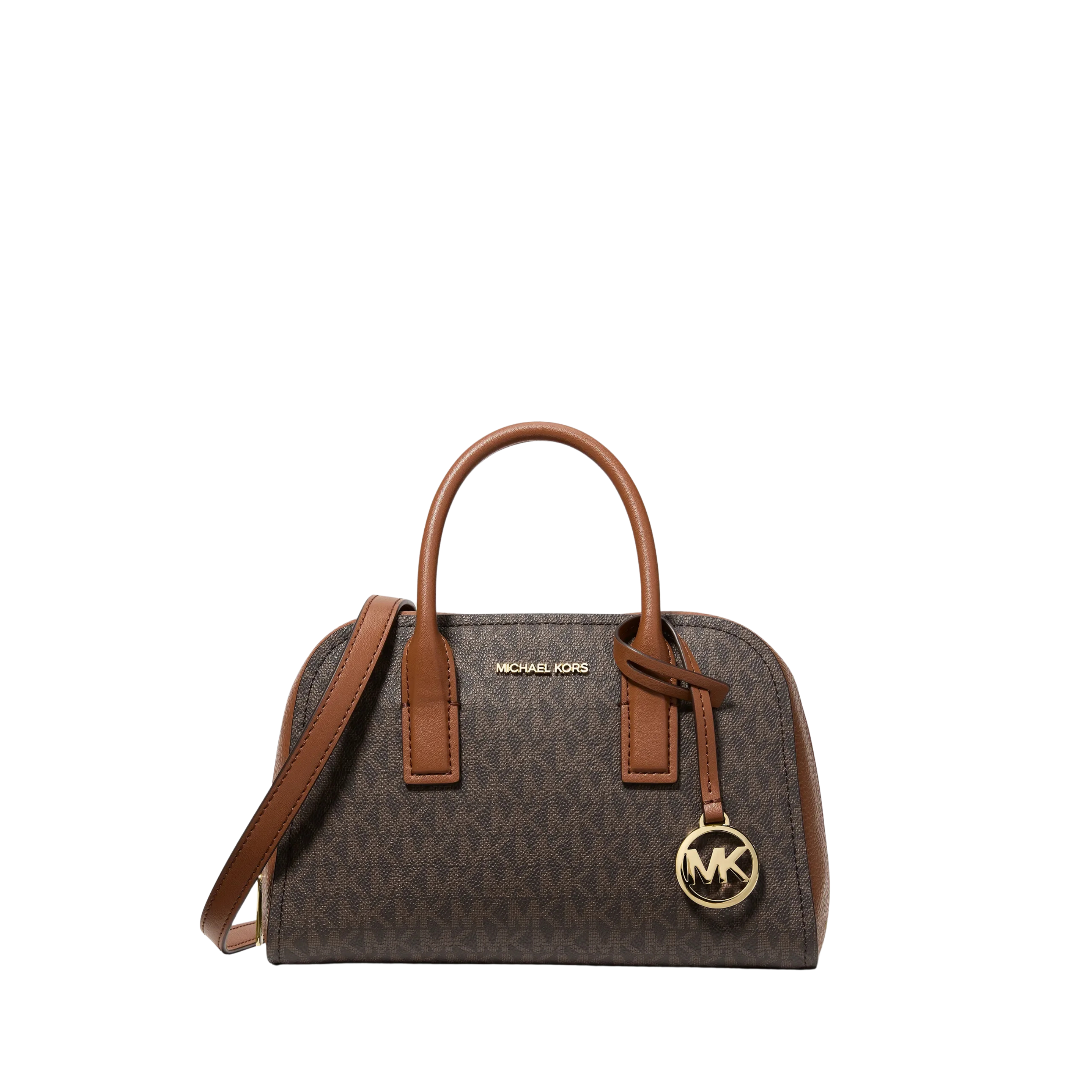 Michael Kors Women Ashton Small Signature Logo Messenger Bag - Brown