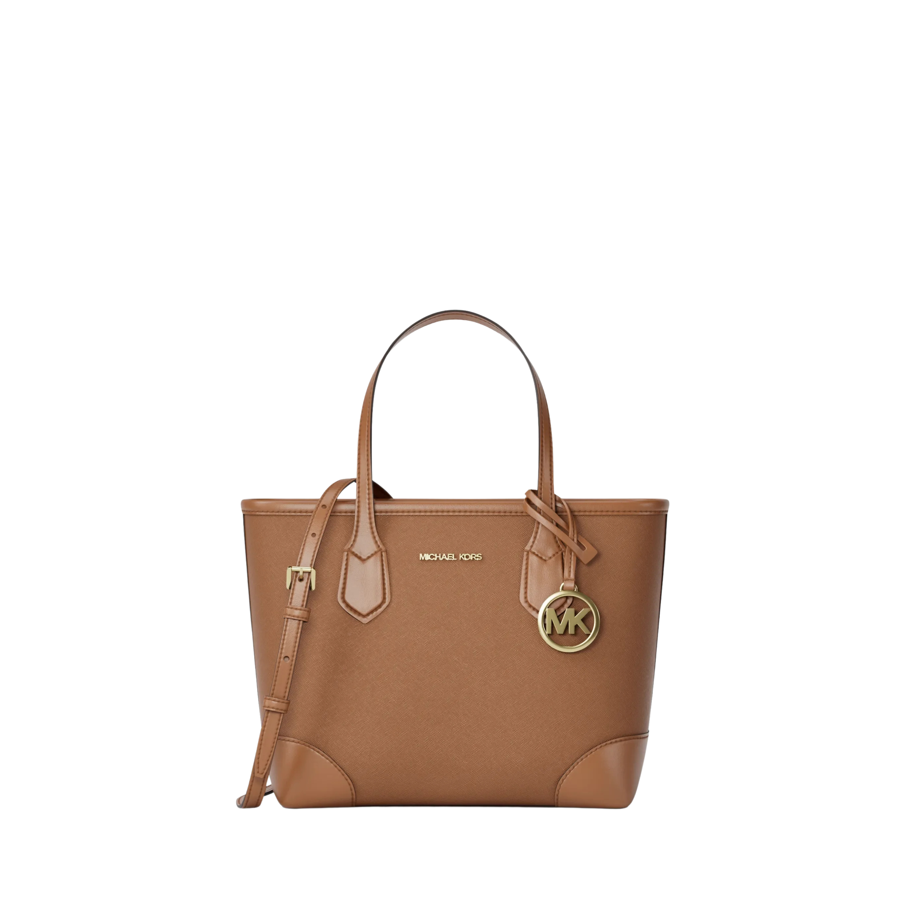 Michael Kors Women Eva Extra Small Leather Convertible Tote Bag - Luggage