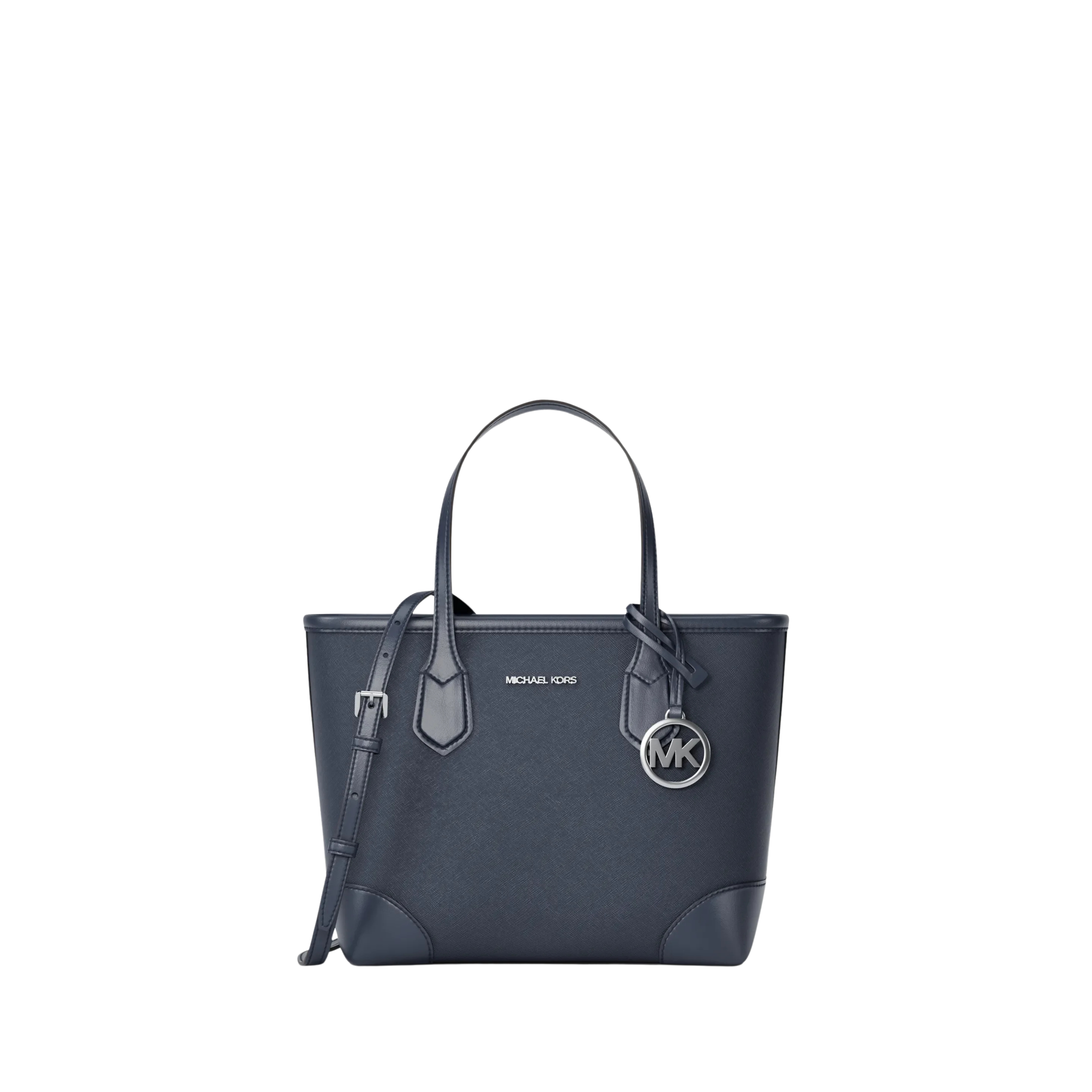 Michael Kors Women Eva Extra Small Saffiano Leather Convertible Tote Bag - Navy