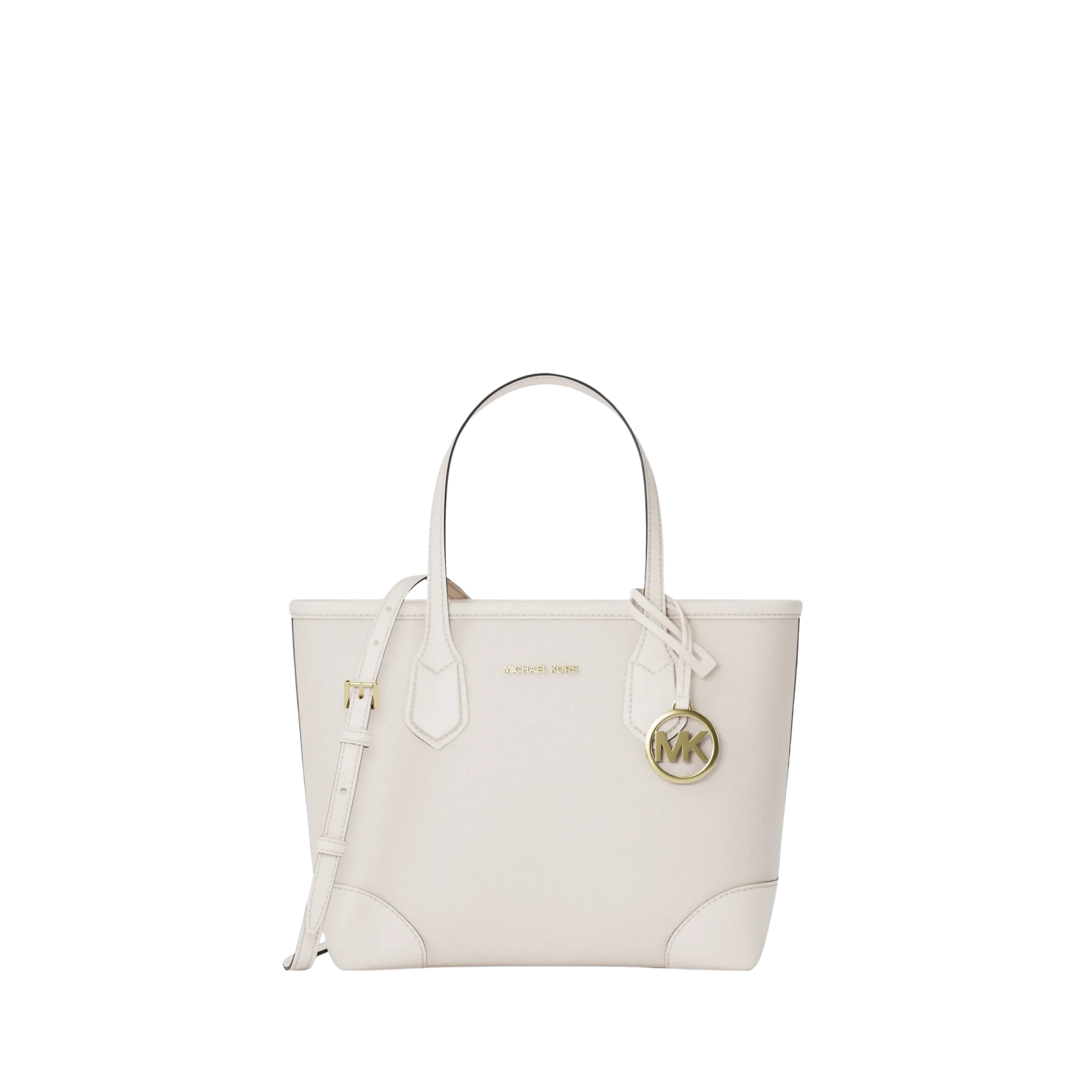 Michael Kors Women Eva Extra Small Leather Convertible Tote Bag - Lt Cream