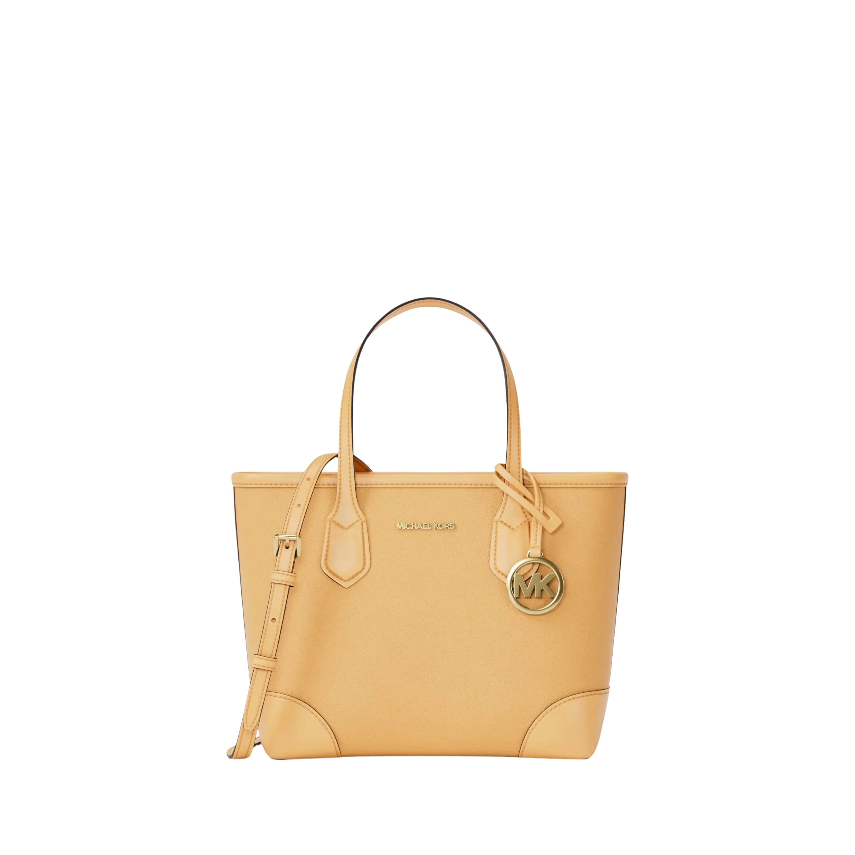 Michael Kors Women Eva Extra Small Leather Convertible Tote Bag - Honeywheat
