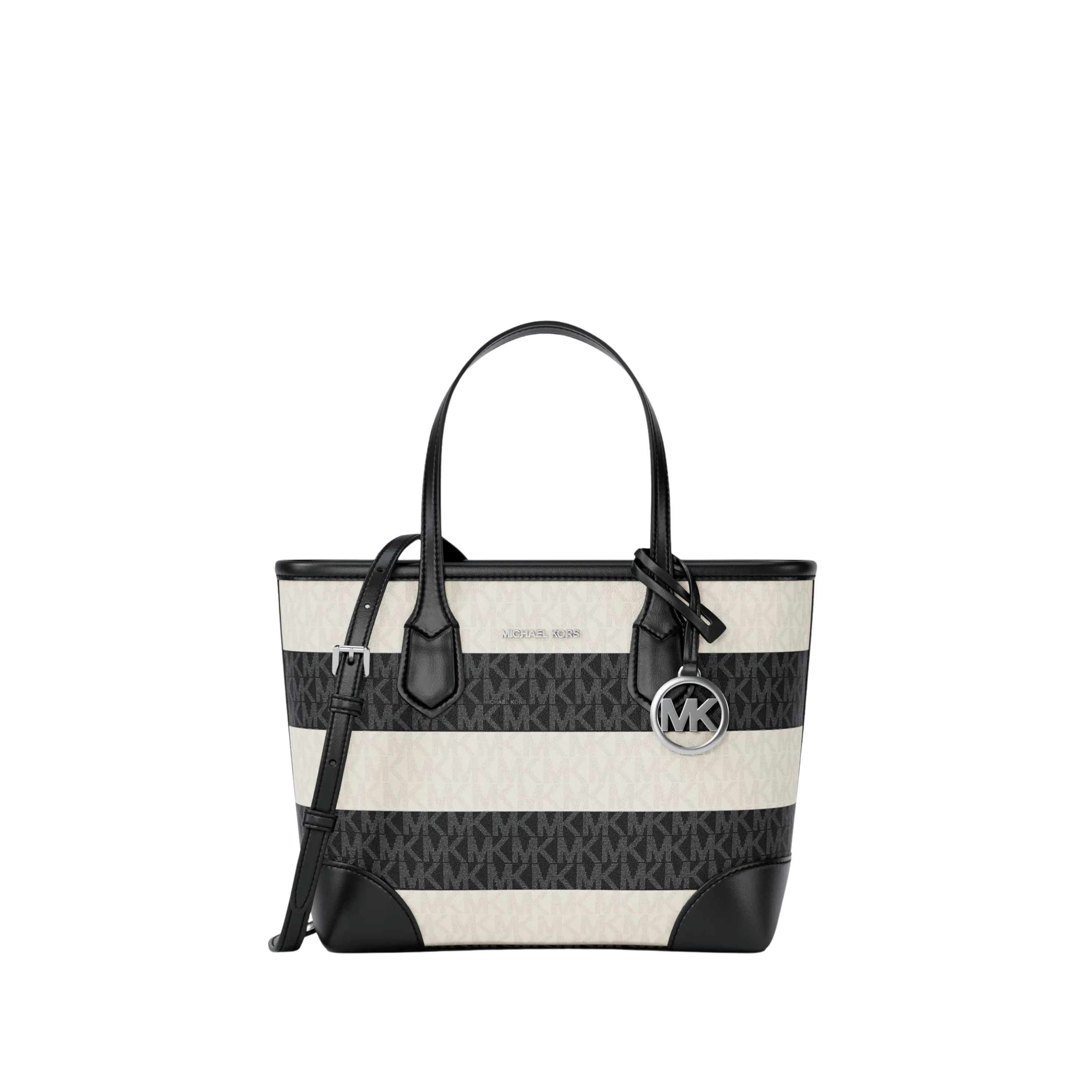 Michael Kors Women Eva Extra Small Signature Logo Convertible Crossbody Bag - Black