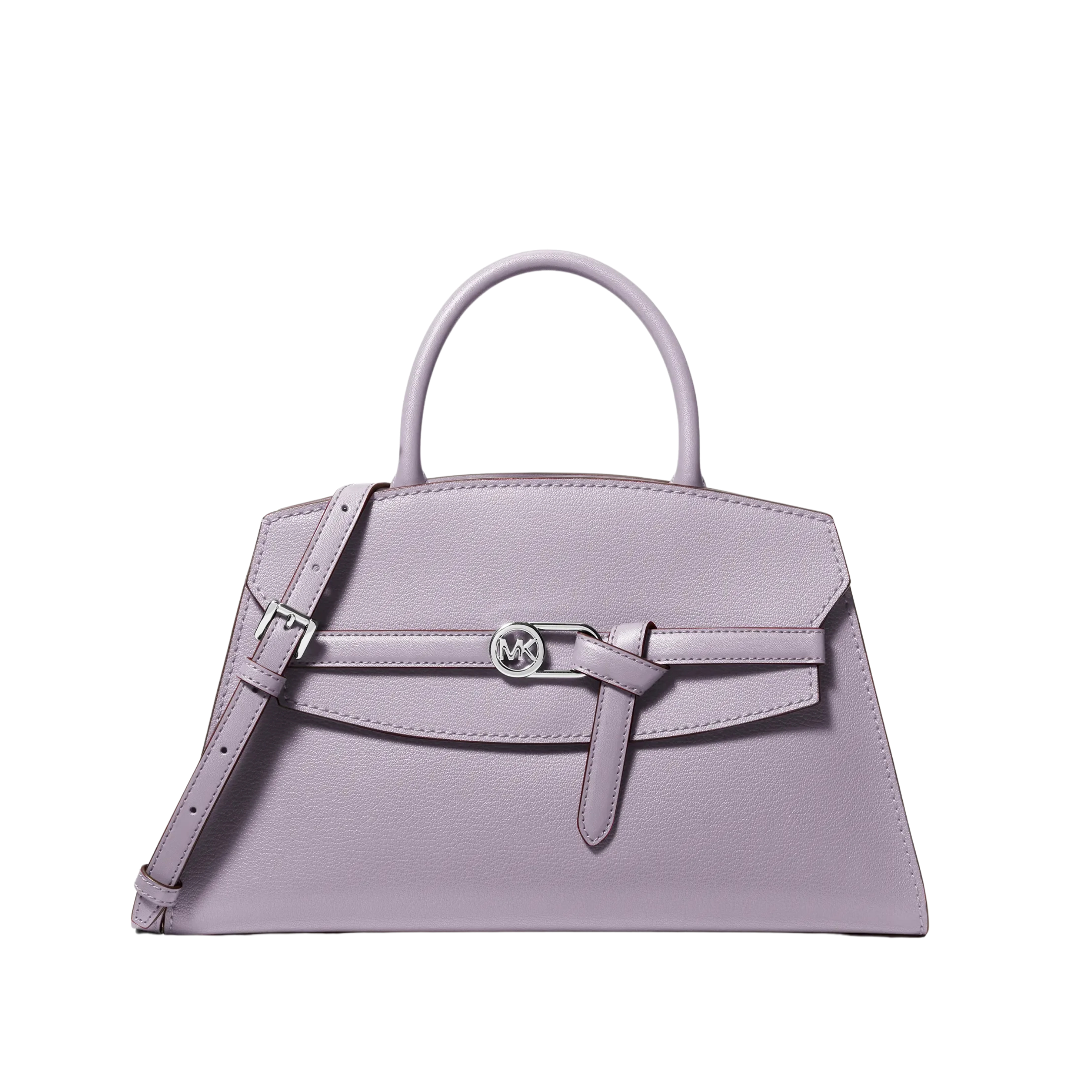 Michael Kors Women Greta Medium Leather Satchel - Lilac