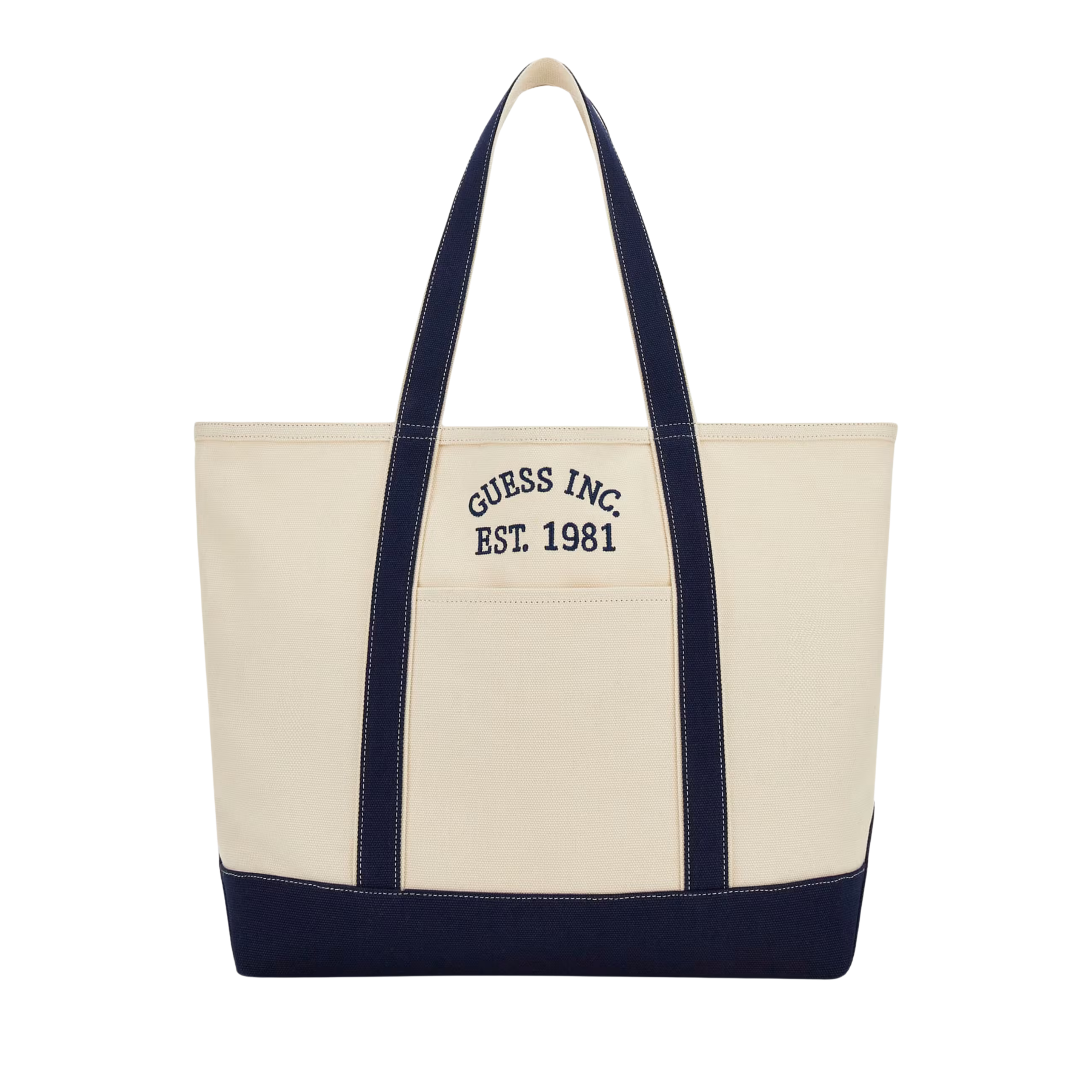 Guess Women Summerline Large Tote - Natural Navy