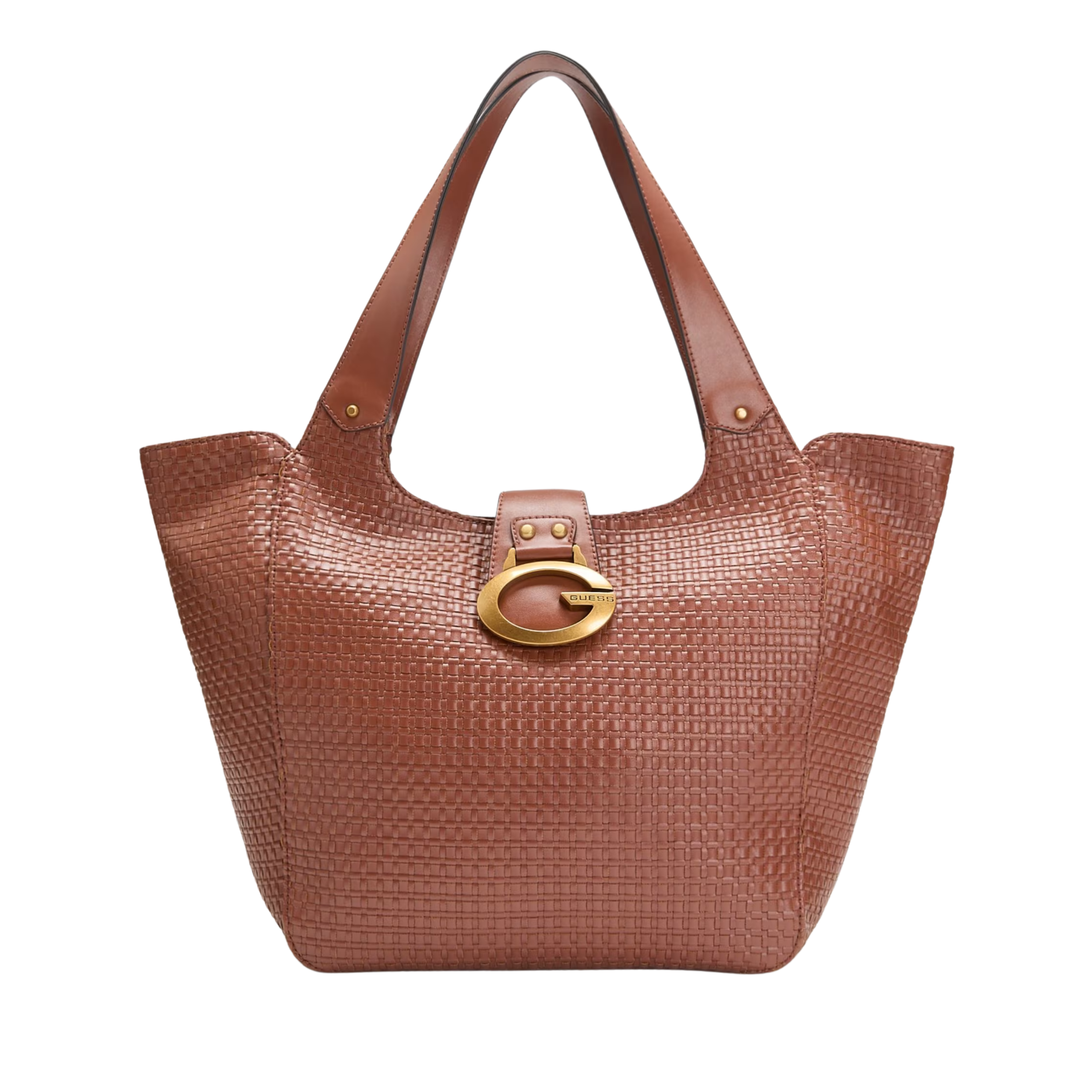 Guess Women Camden Large Tote Bag - Cognac