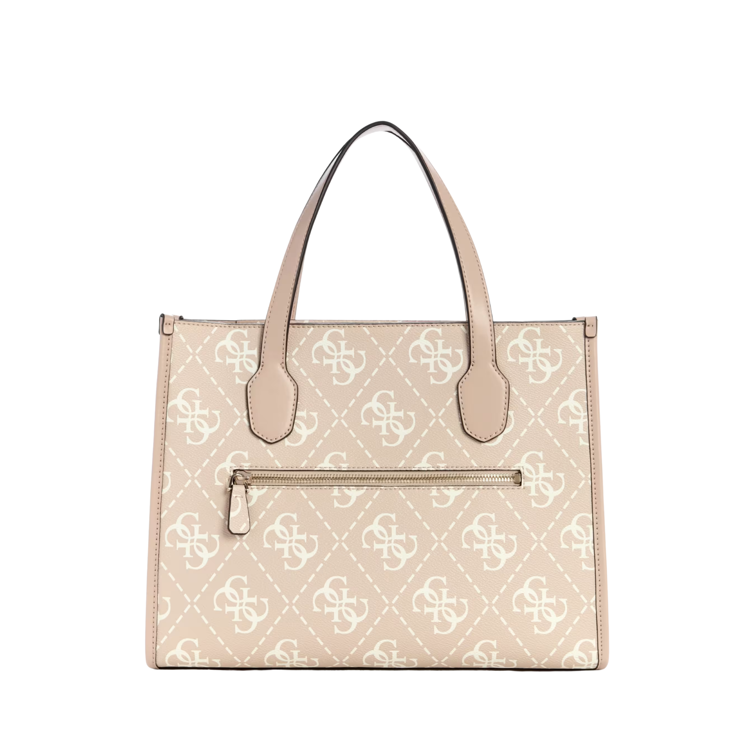 Guess Women Izzy Quattro G Tote - Saddle