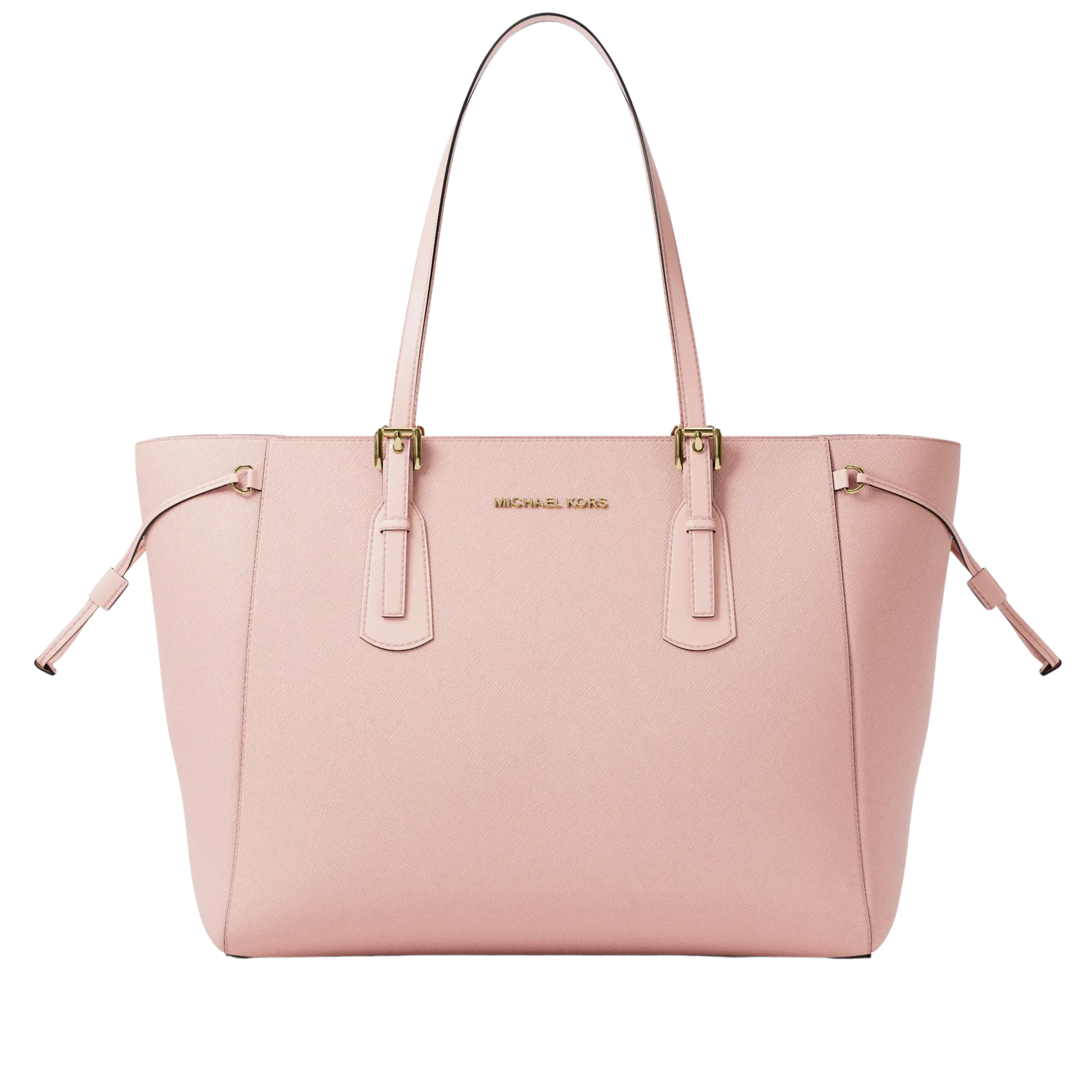 Michael Kors Women Voyager Large Saffiano Leather Tote Bag - Powder Blush