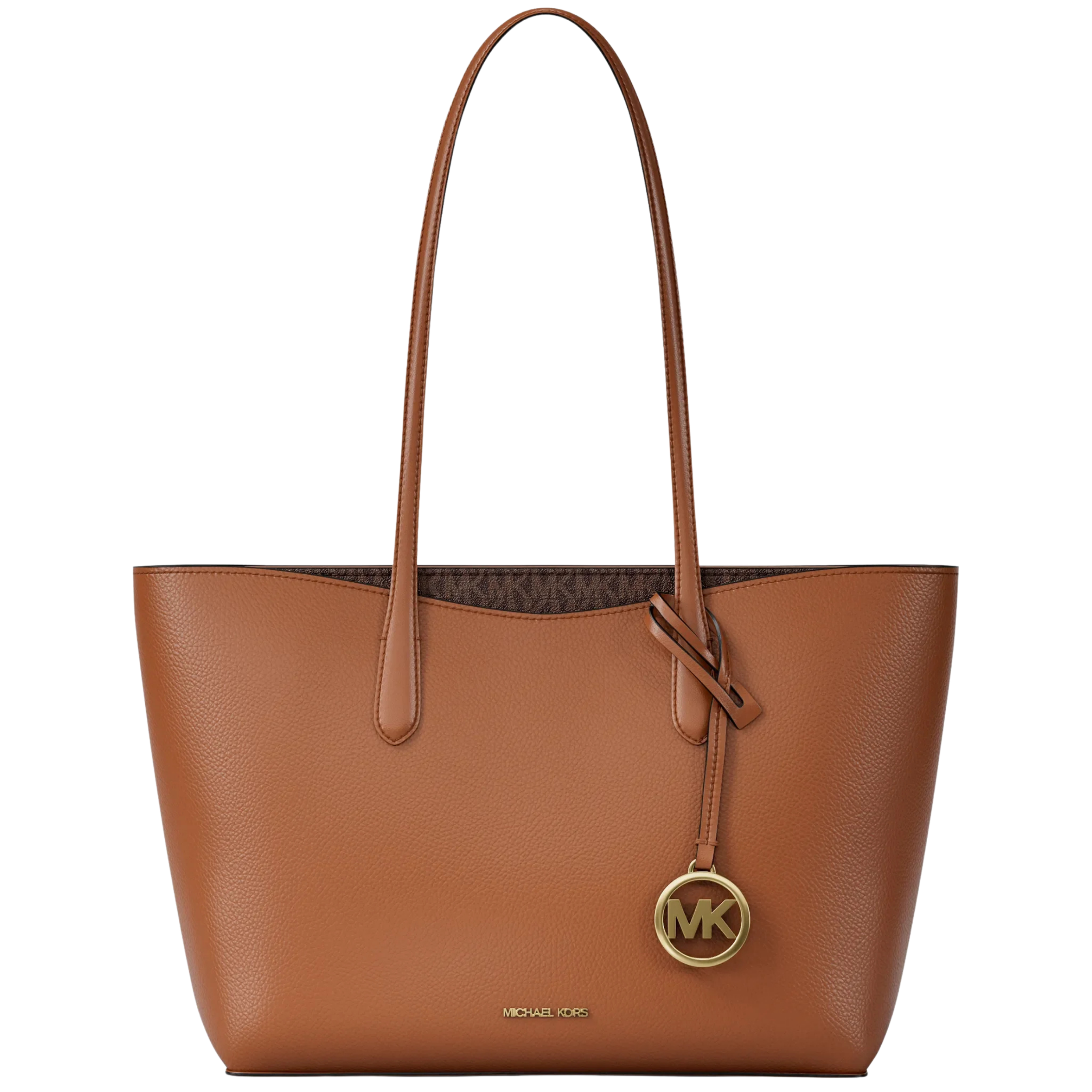 Michael Kors Women Arden Large Pebbled Leather Tote Bag - Brown