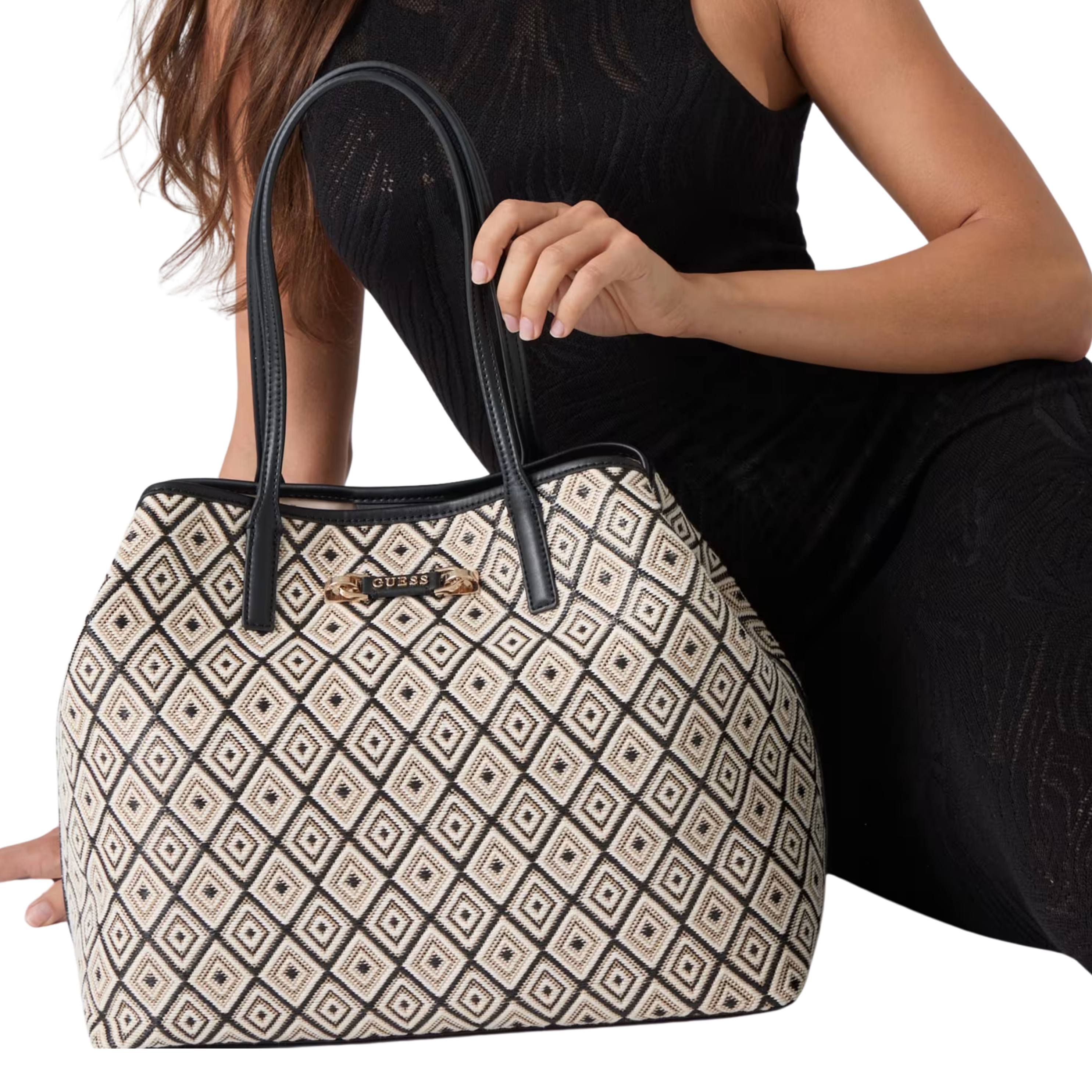 Guess Women Sophia Shopper - Black
