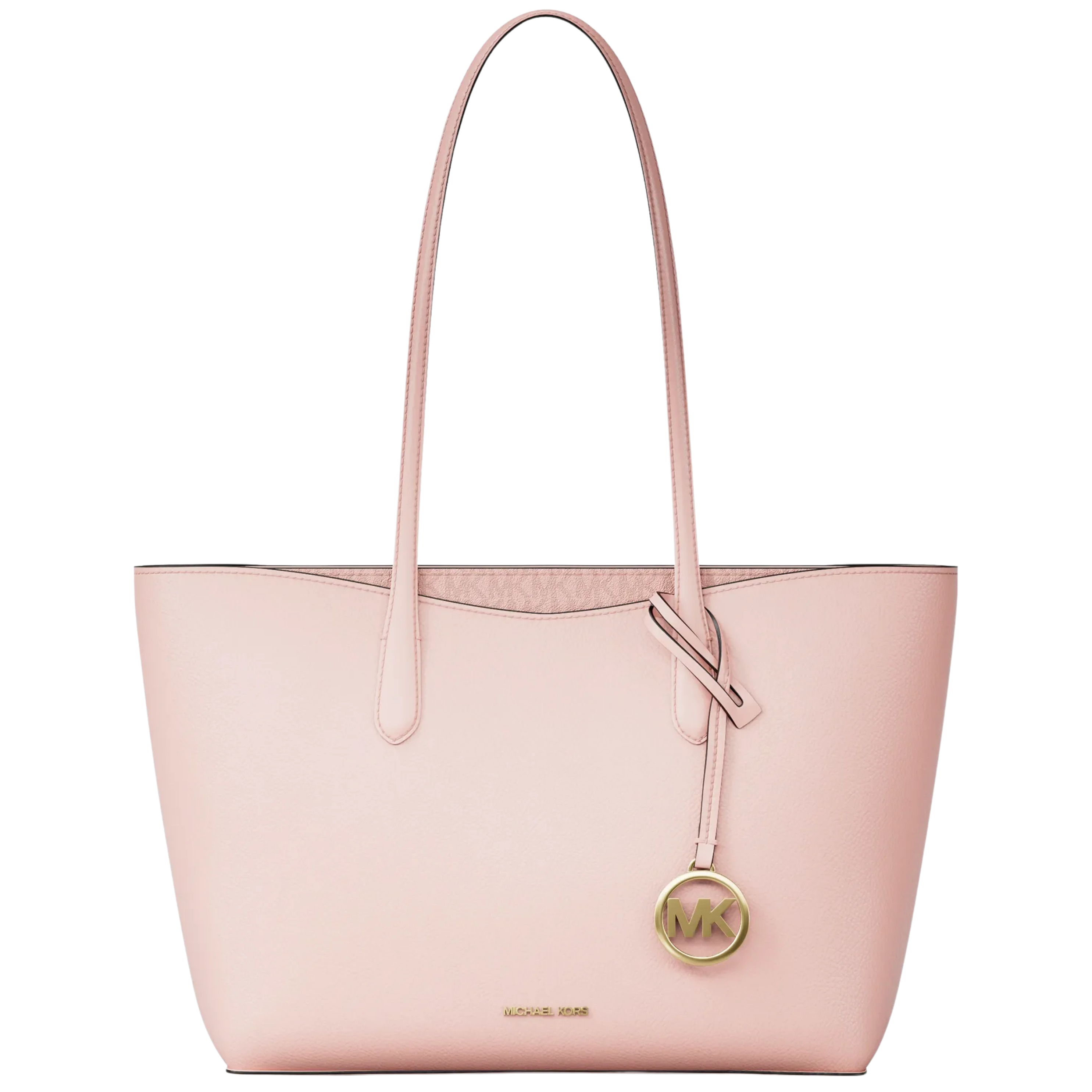 Michael Kors Women Arden Large Pebbled Leather Tote Bag - Powder Blush