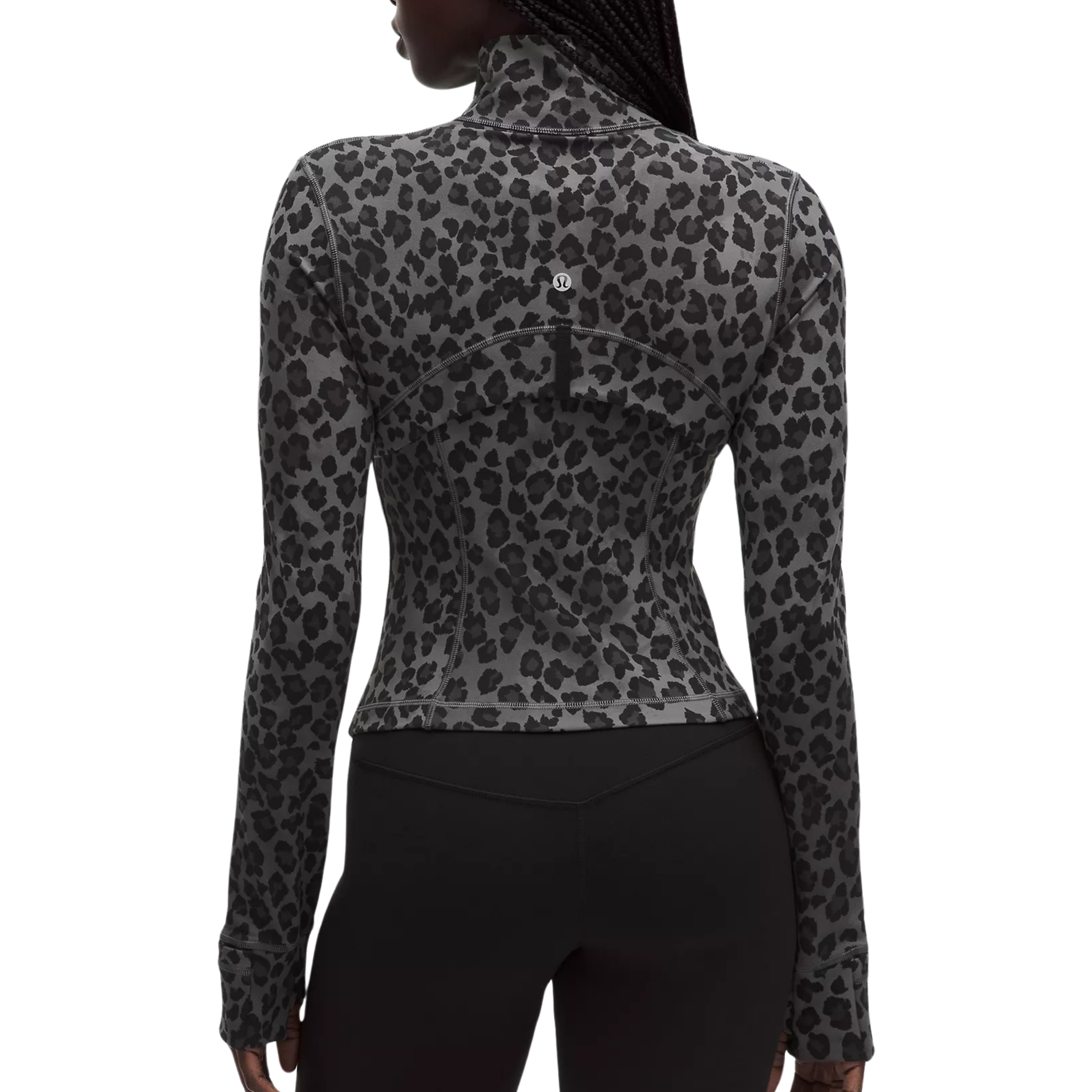 Lululemon Define Cropped Jacket - True Leopard Black Multi