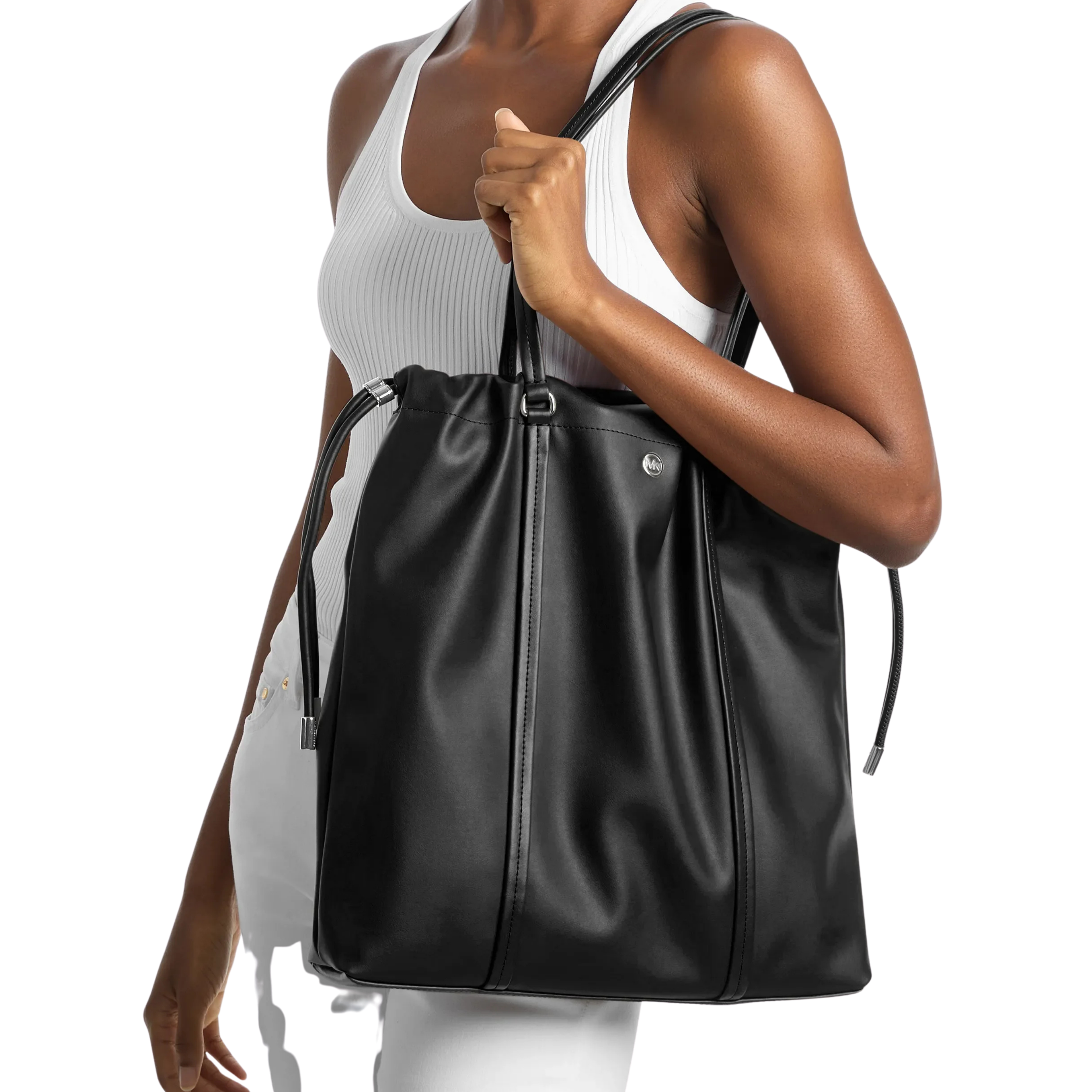 Michael Kors Women Matilda Large Cinch Tote Bag - Black
